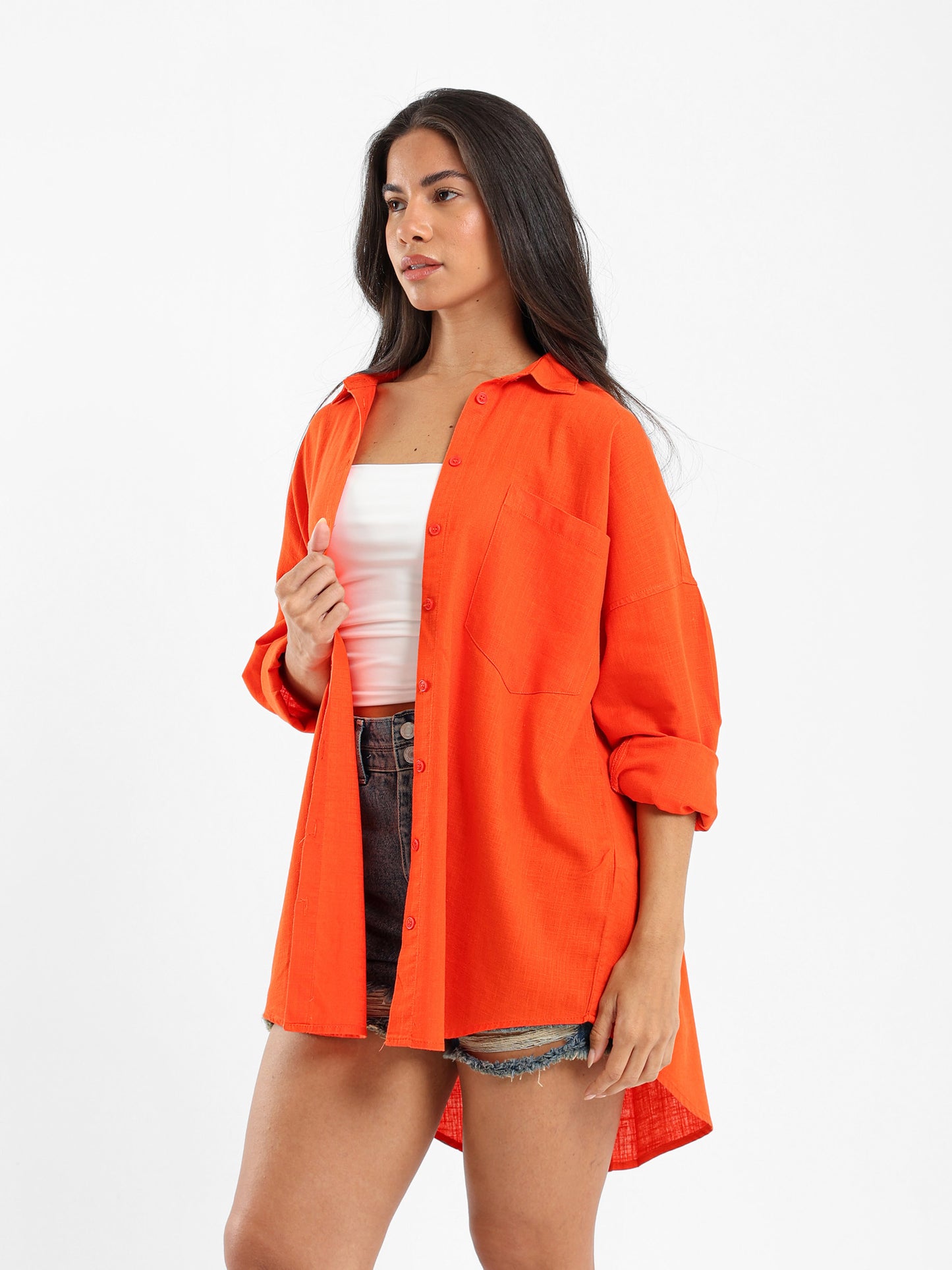 Oversized Linen Shirt