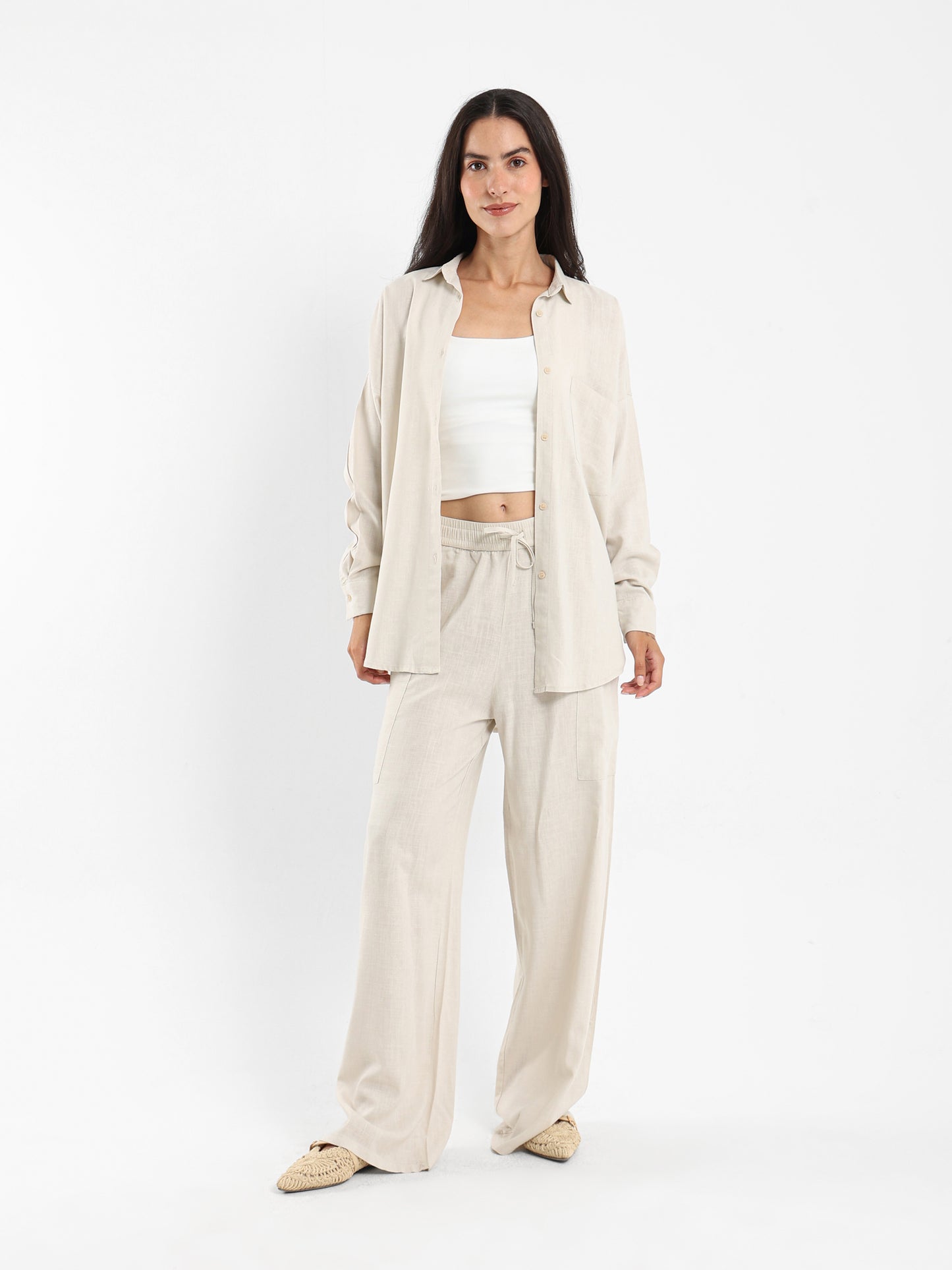Oversized Linen Shirt