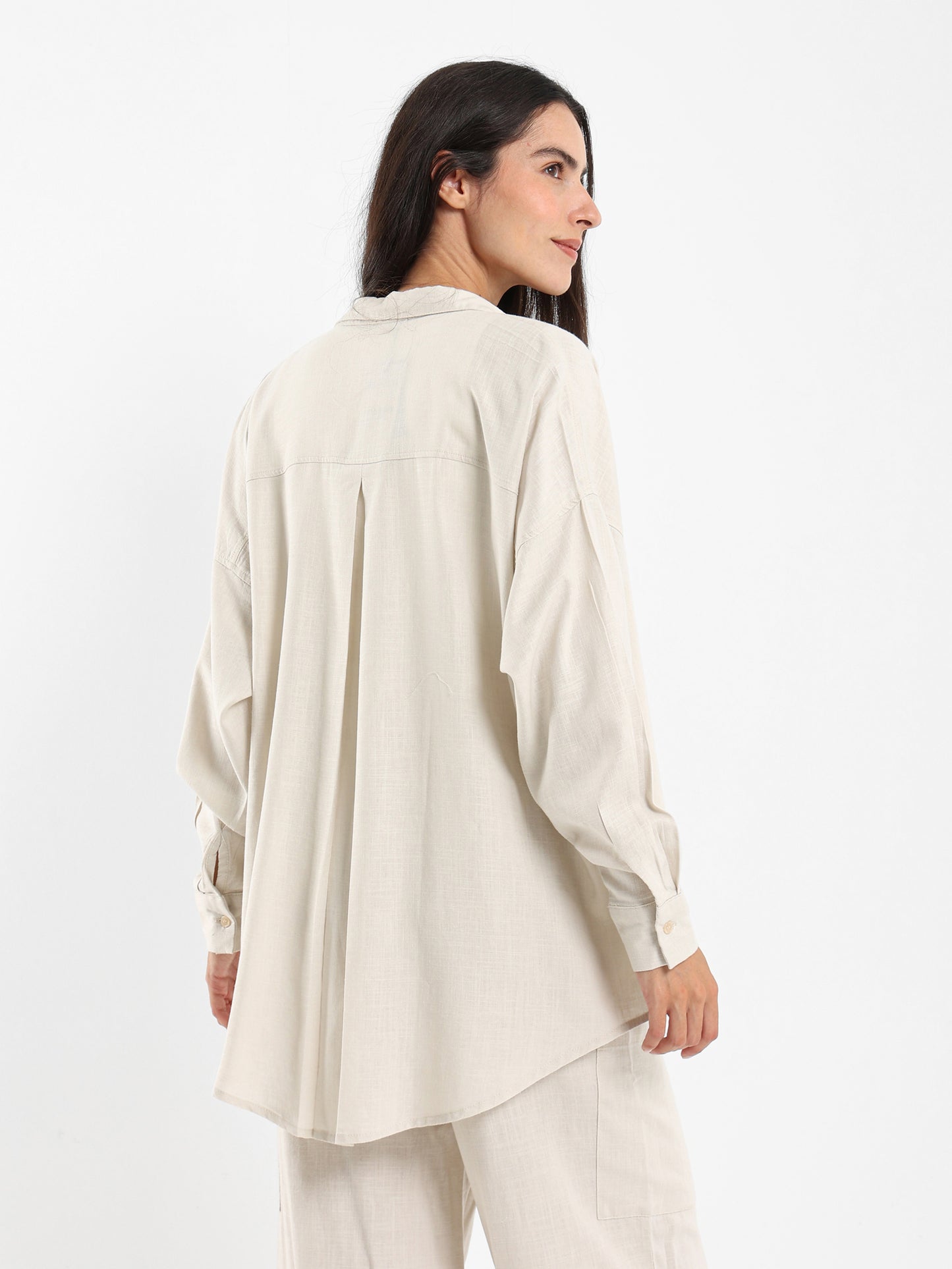 Oversized Linen Shirt