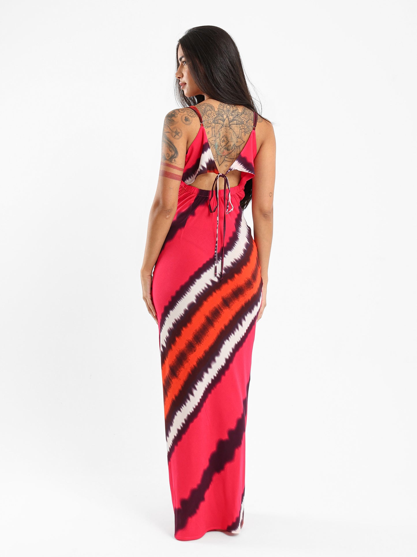 Strapless V-Neck Dress