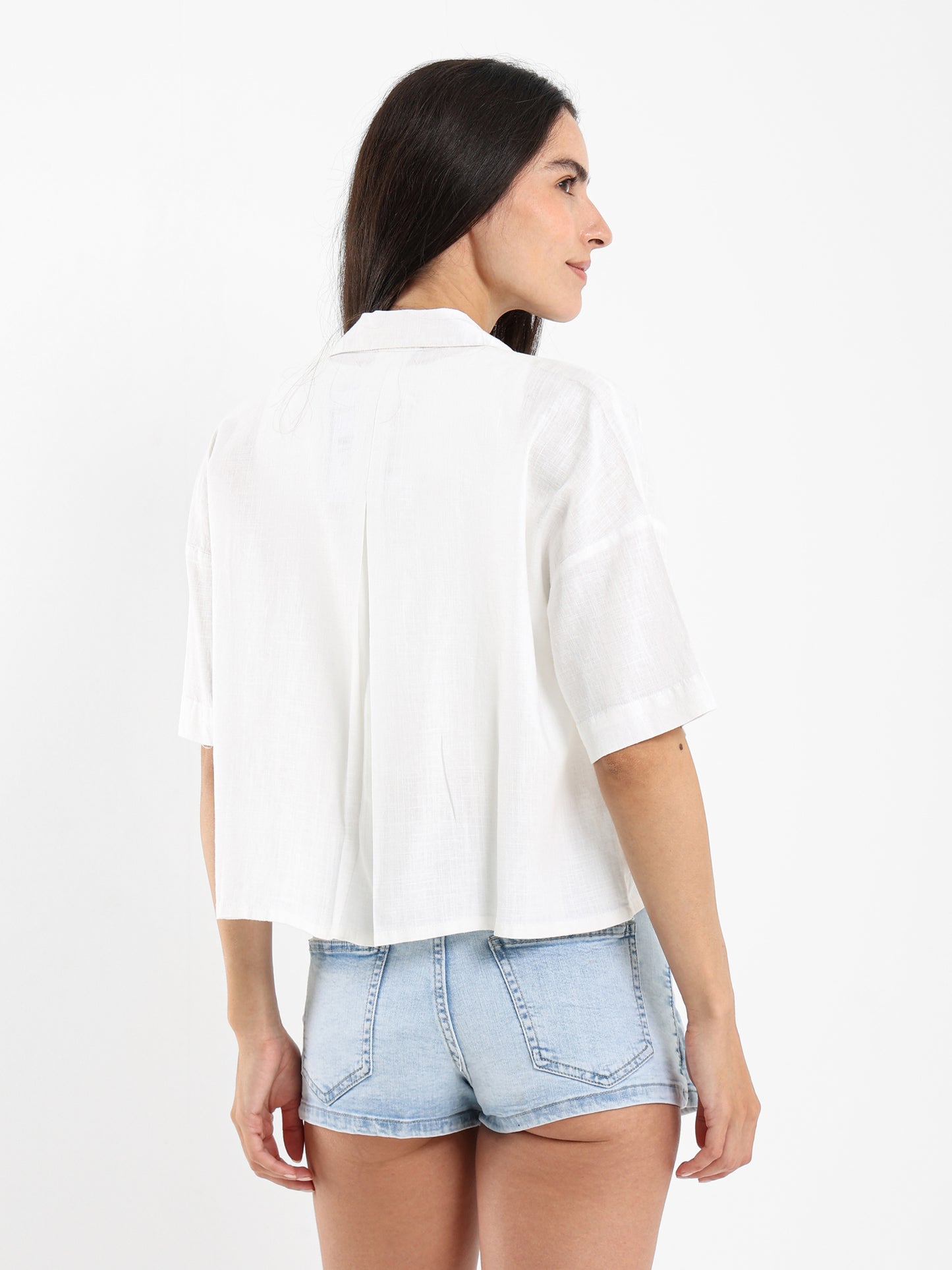 Short-Sleeve Button-Up Shirt