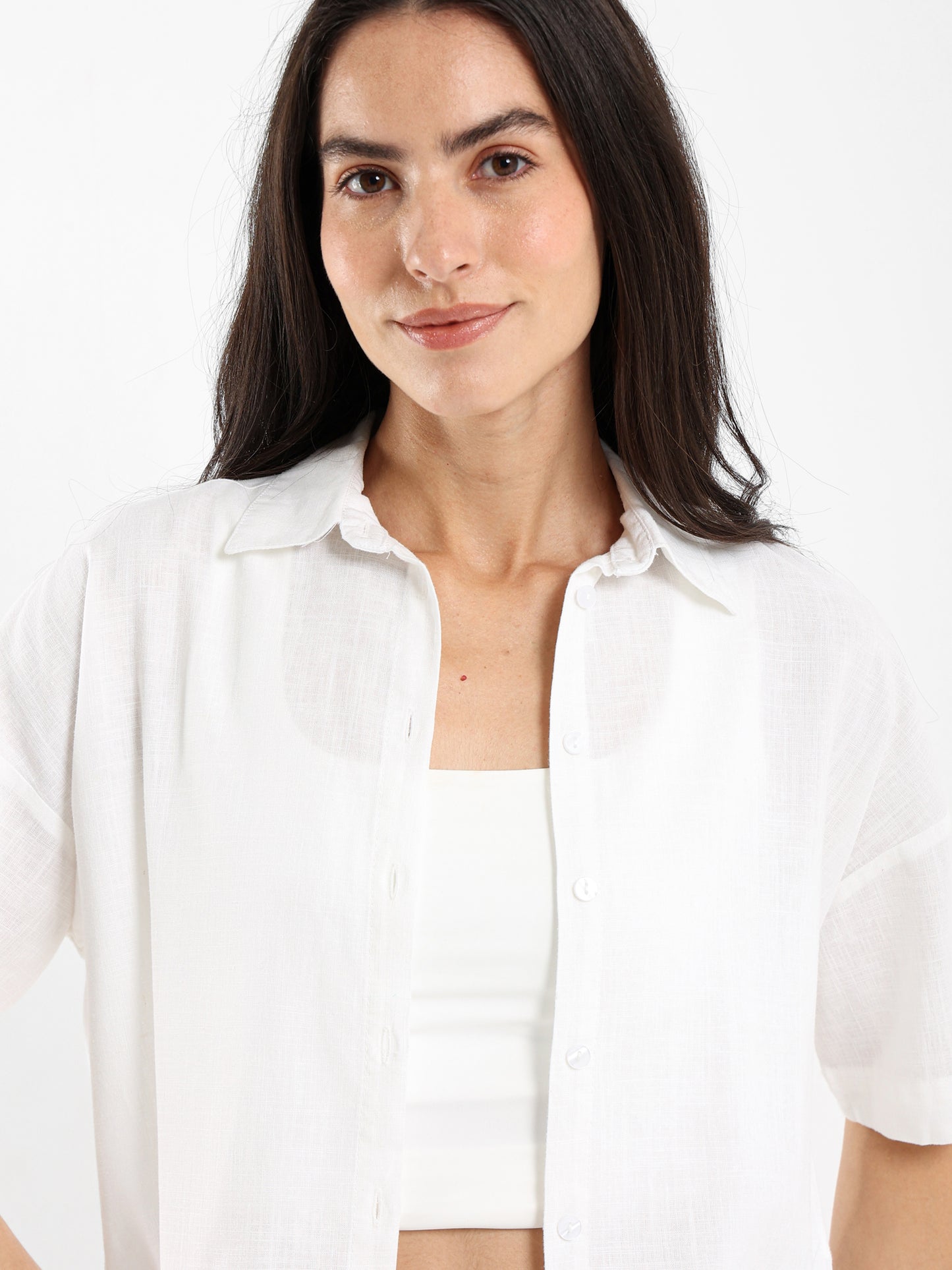 Short-Sleeve Button-Up Shirt