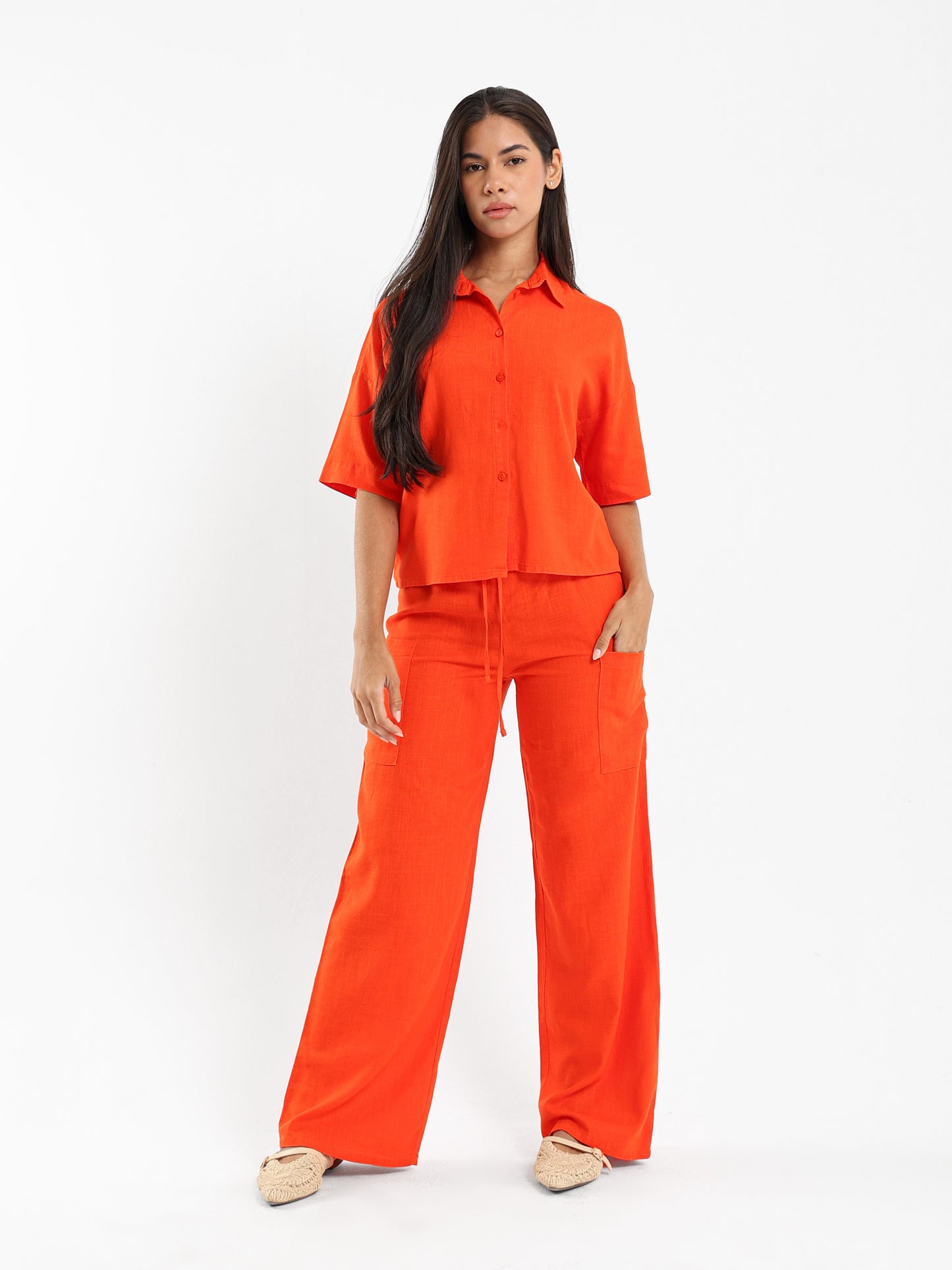 Short-Sleeve Button-Up Shirt