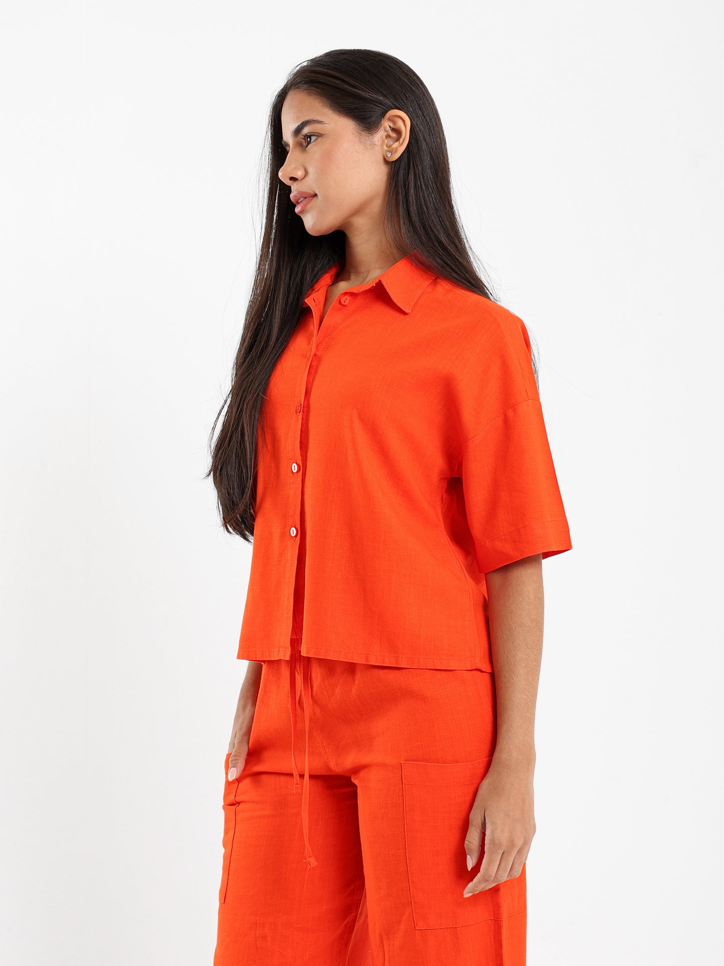 Short-Sleeve Button-Up Shirt