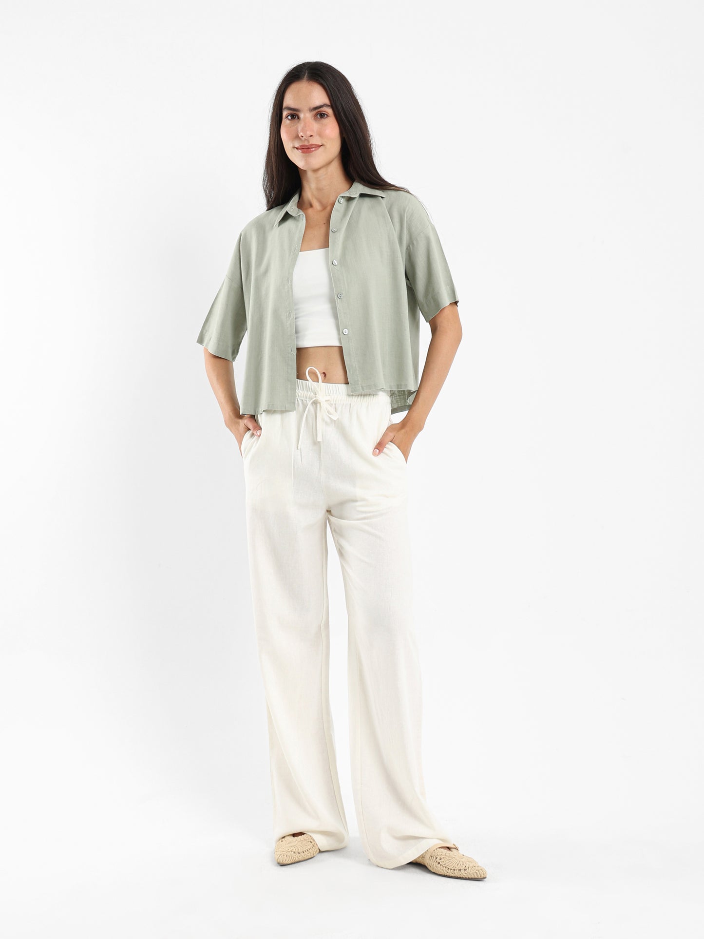 Short-Sleeve Button-Up Shirt