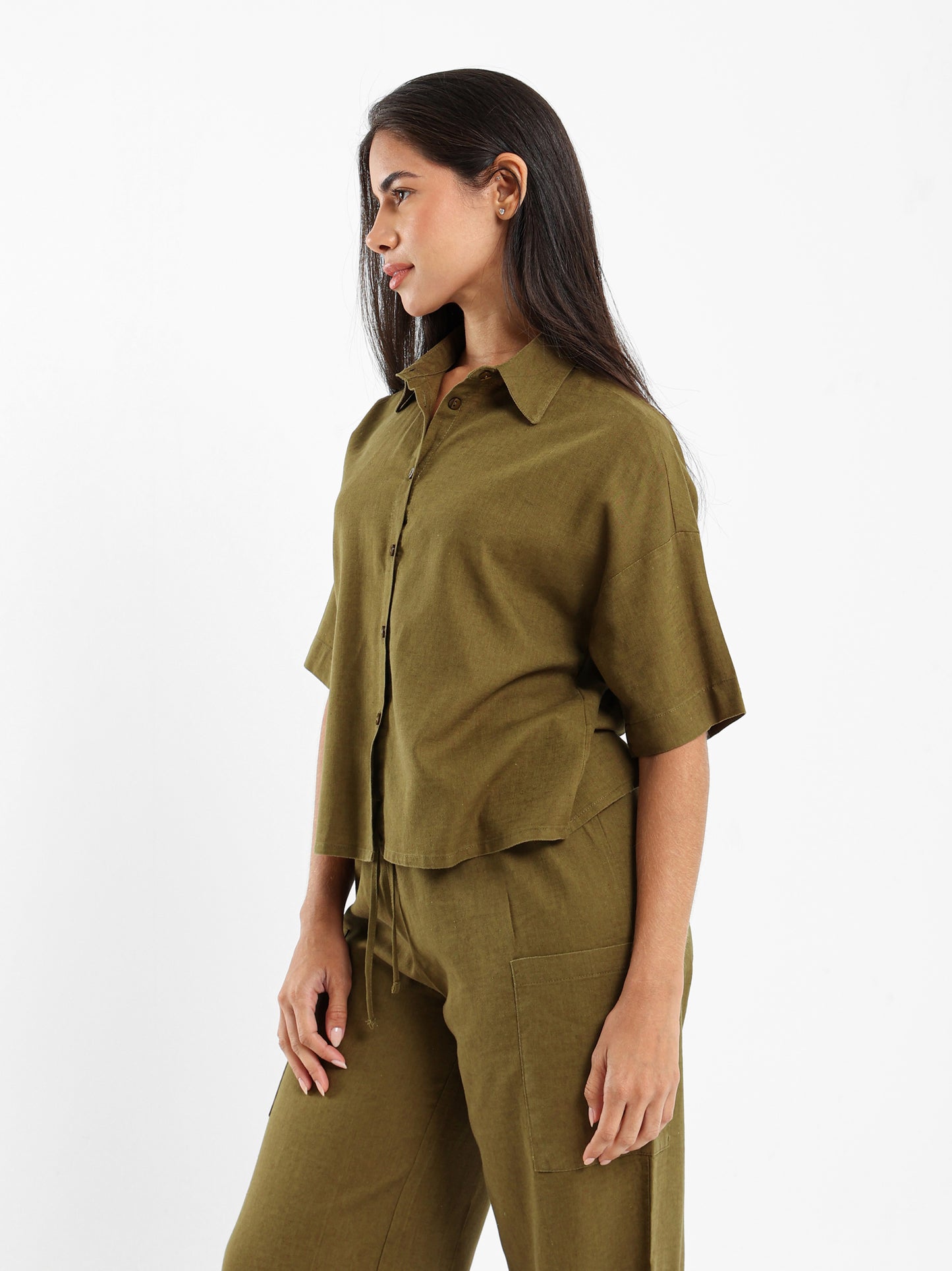 Short-Sleeve Button-Up Shirt