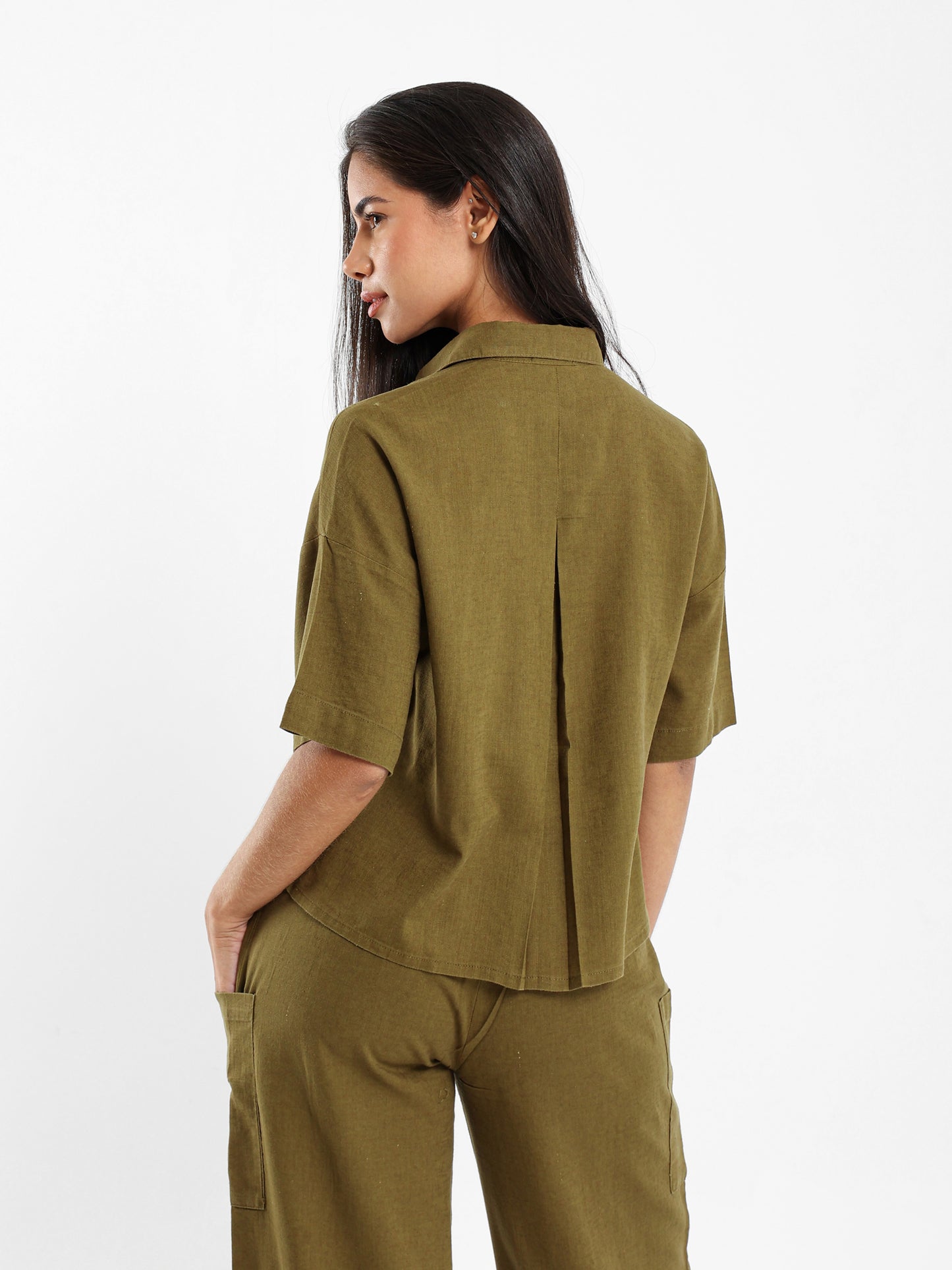Short-Sleeve Button-Up Shirt