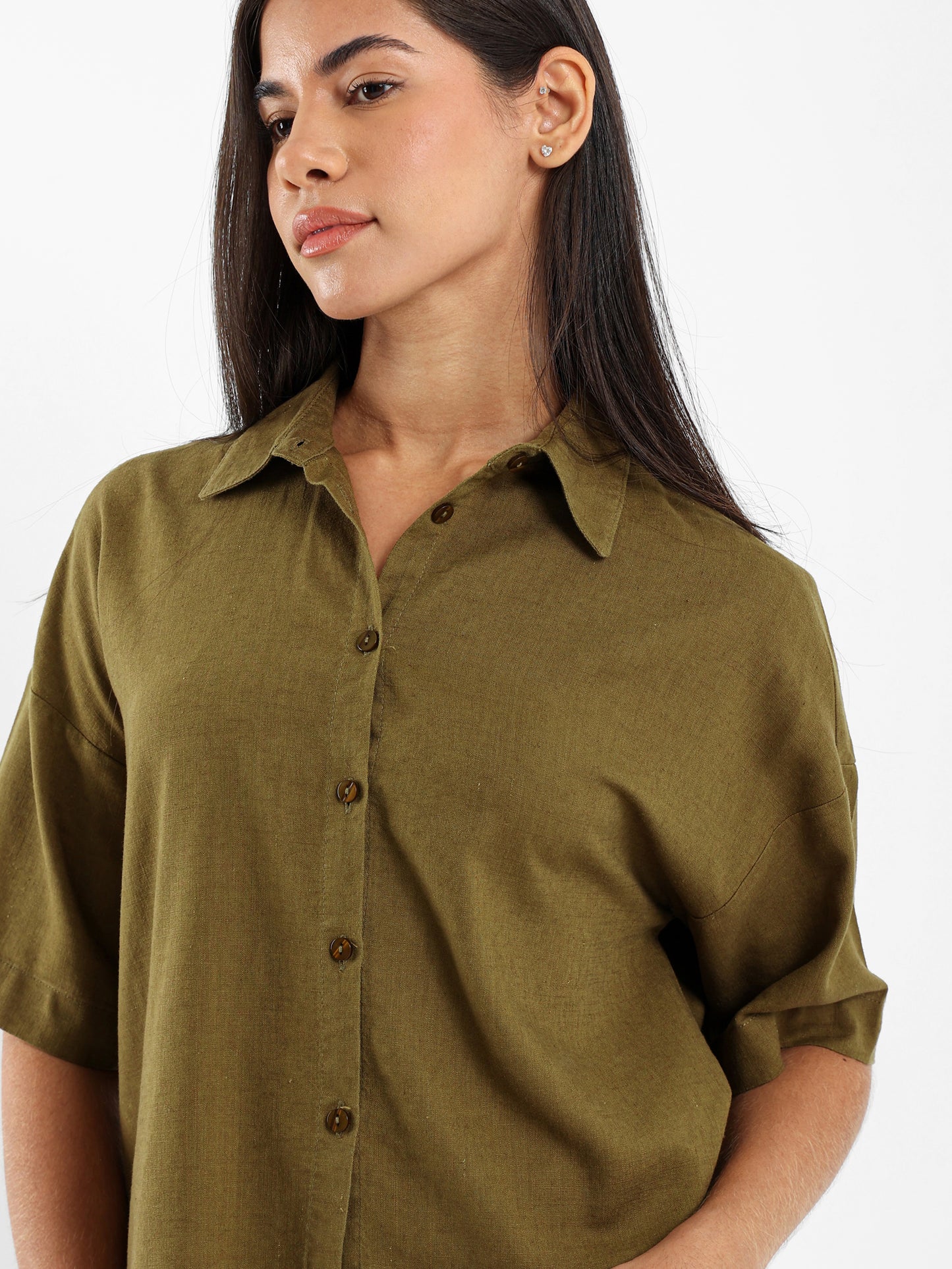 Short-Sleeve Button-Up Shirt
