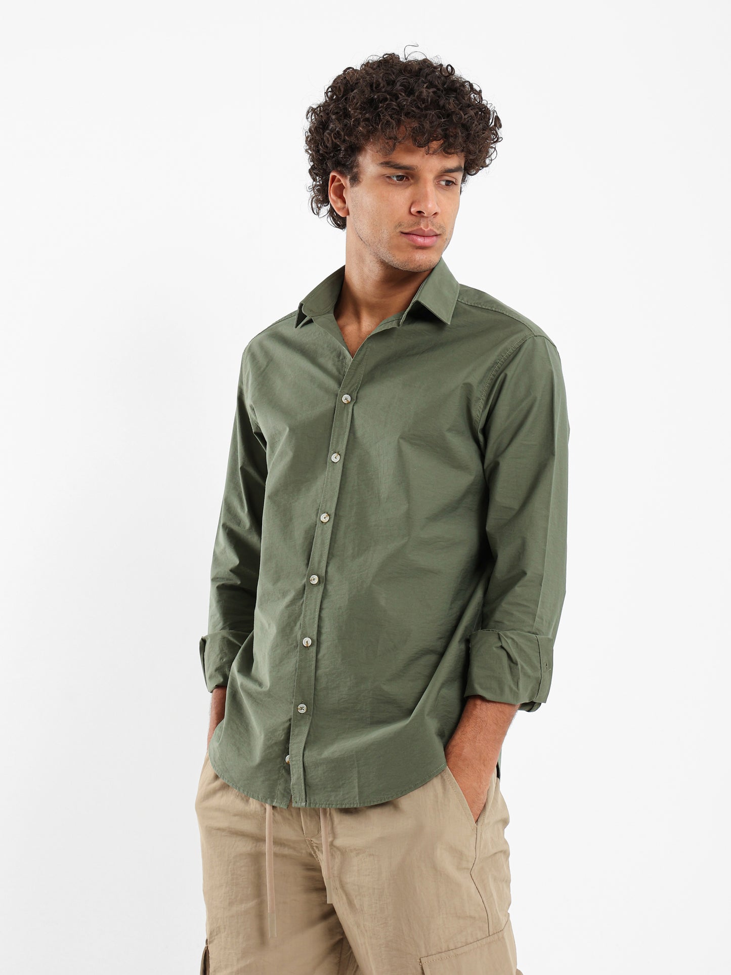 Relaxed Fit Long Sleeve Shirt