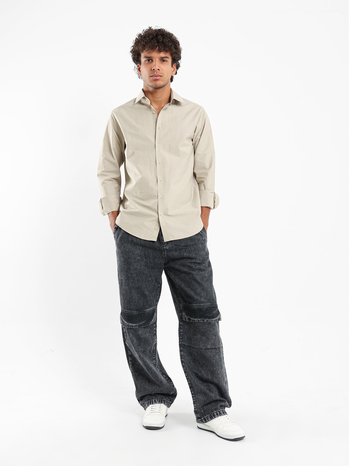 Relaxed Fit Long Sleeve Shirt