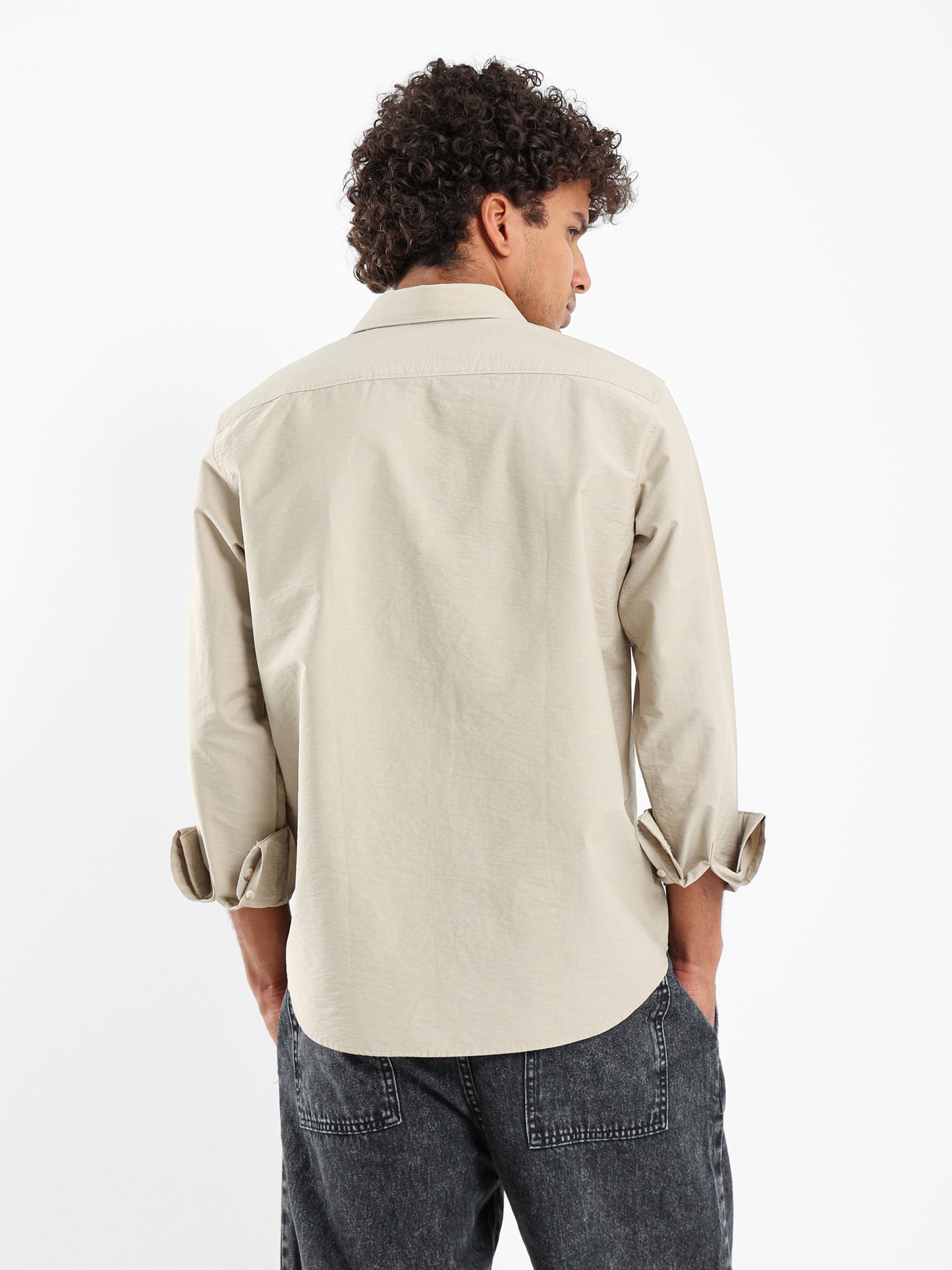 Relaxed Fit Long Sleeve Shirt