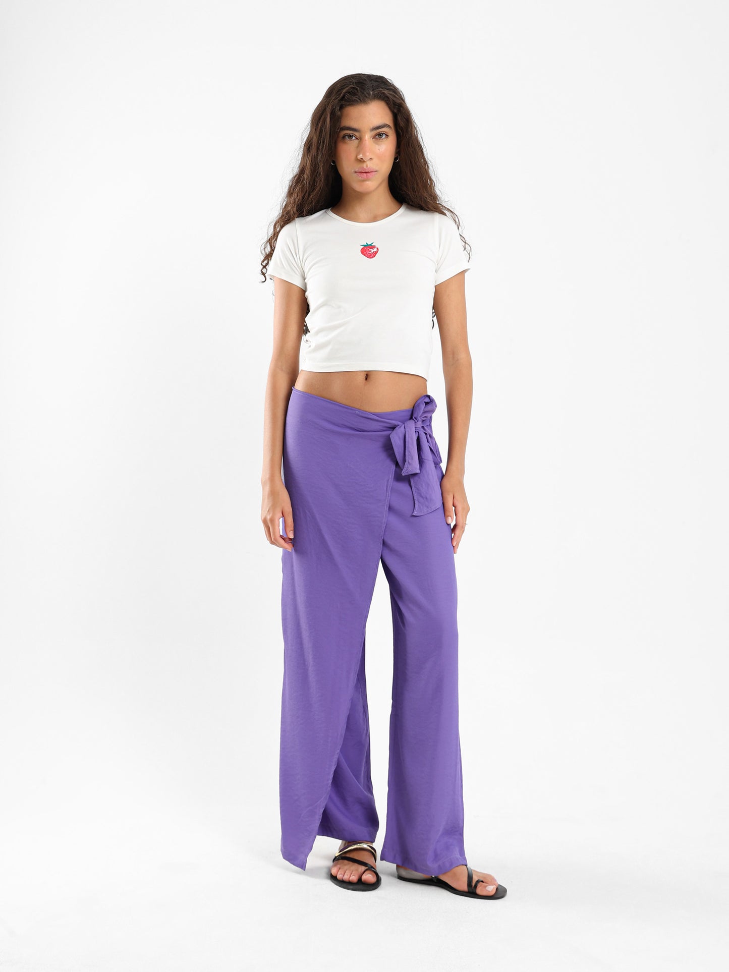 Strawberry Print Baby Tee