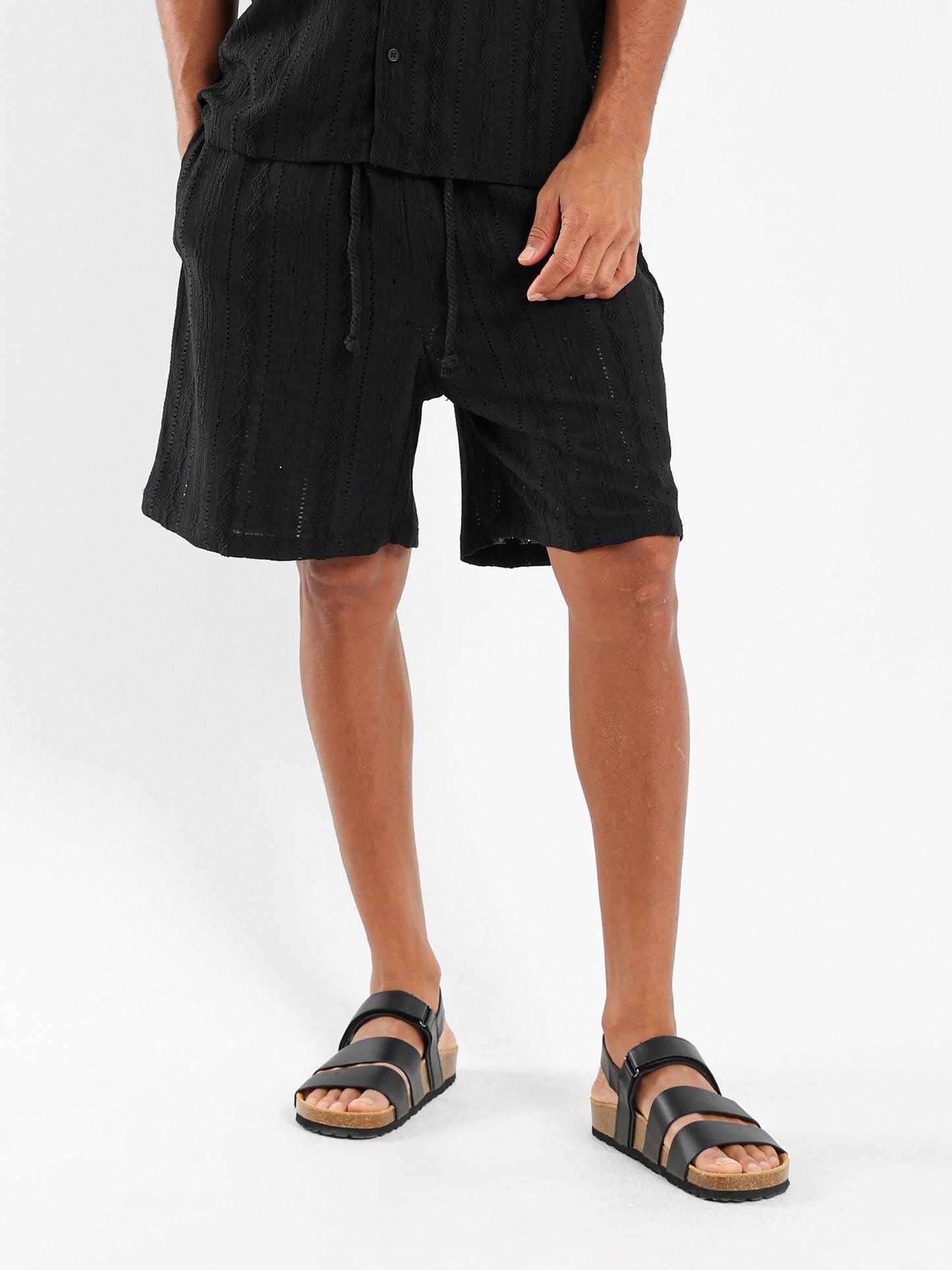 Textured Shorts
