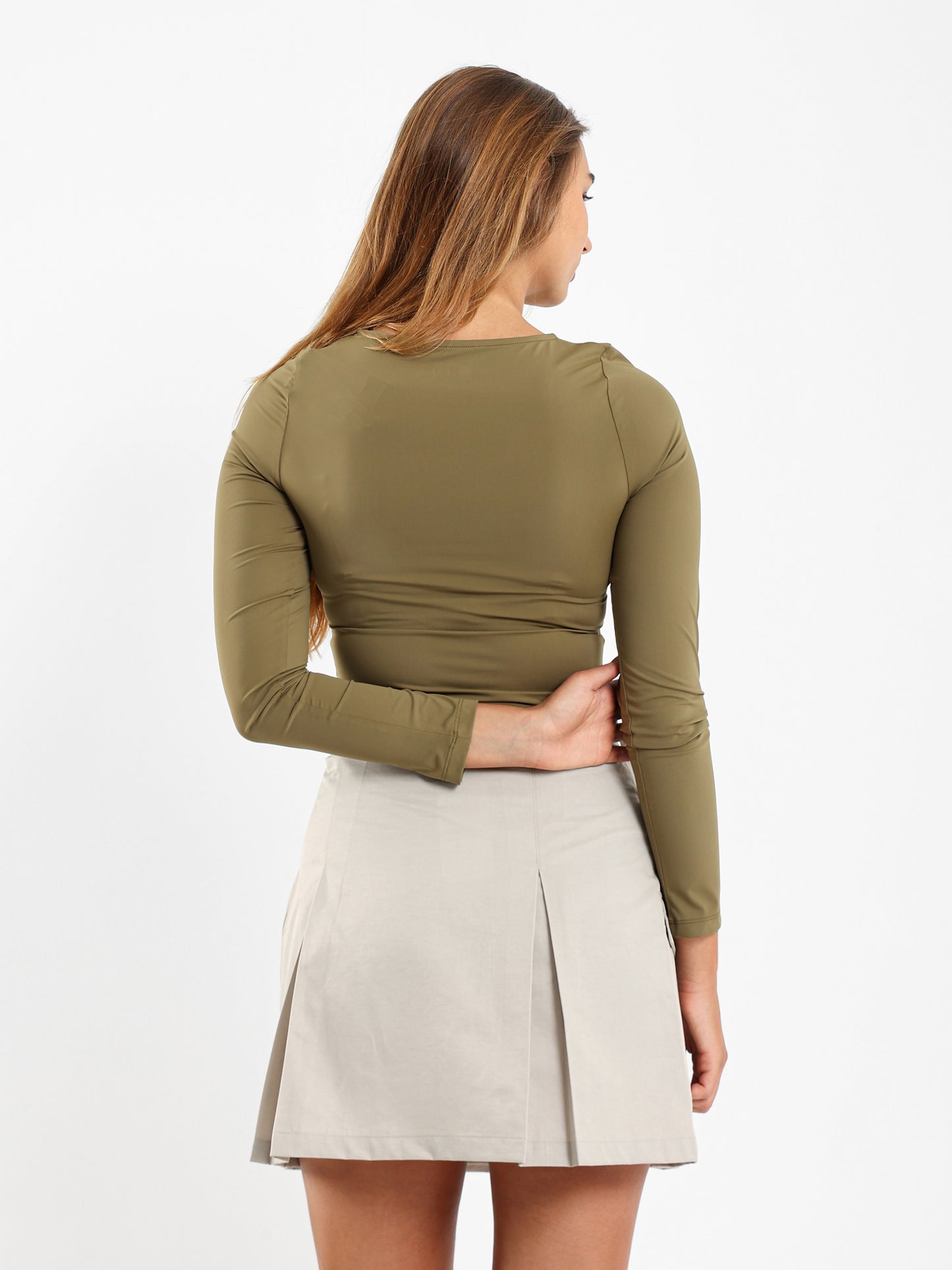 Fitted Basic Long Sleeve Top