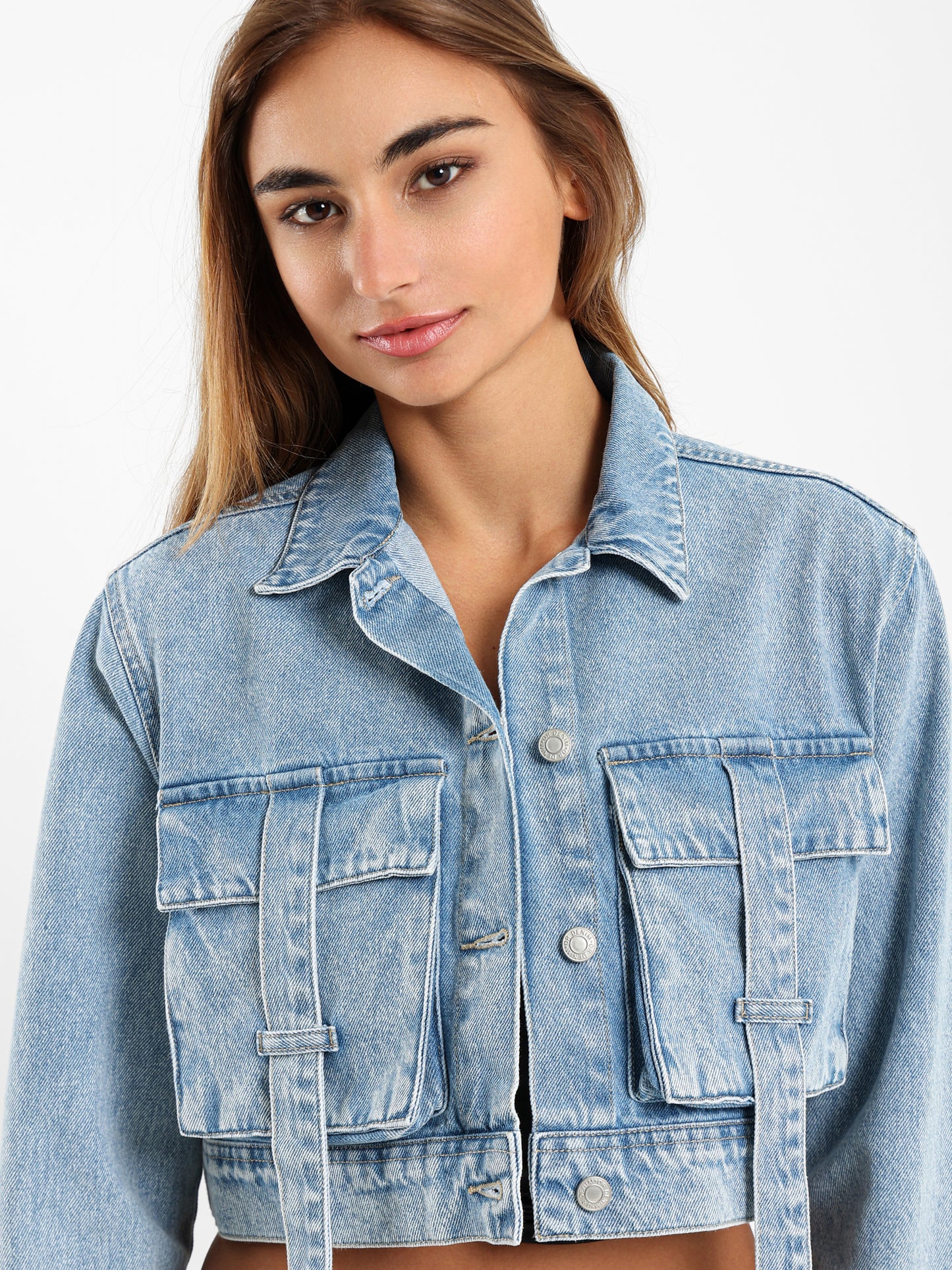Cropped Denim Jacket