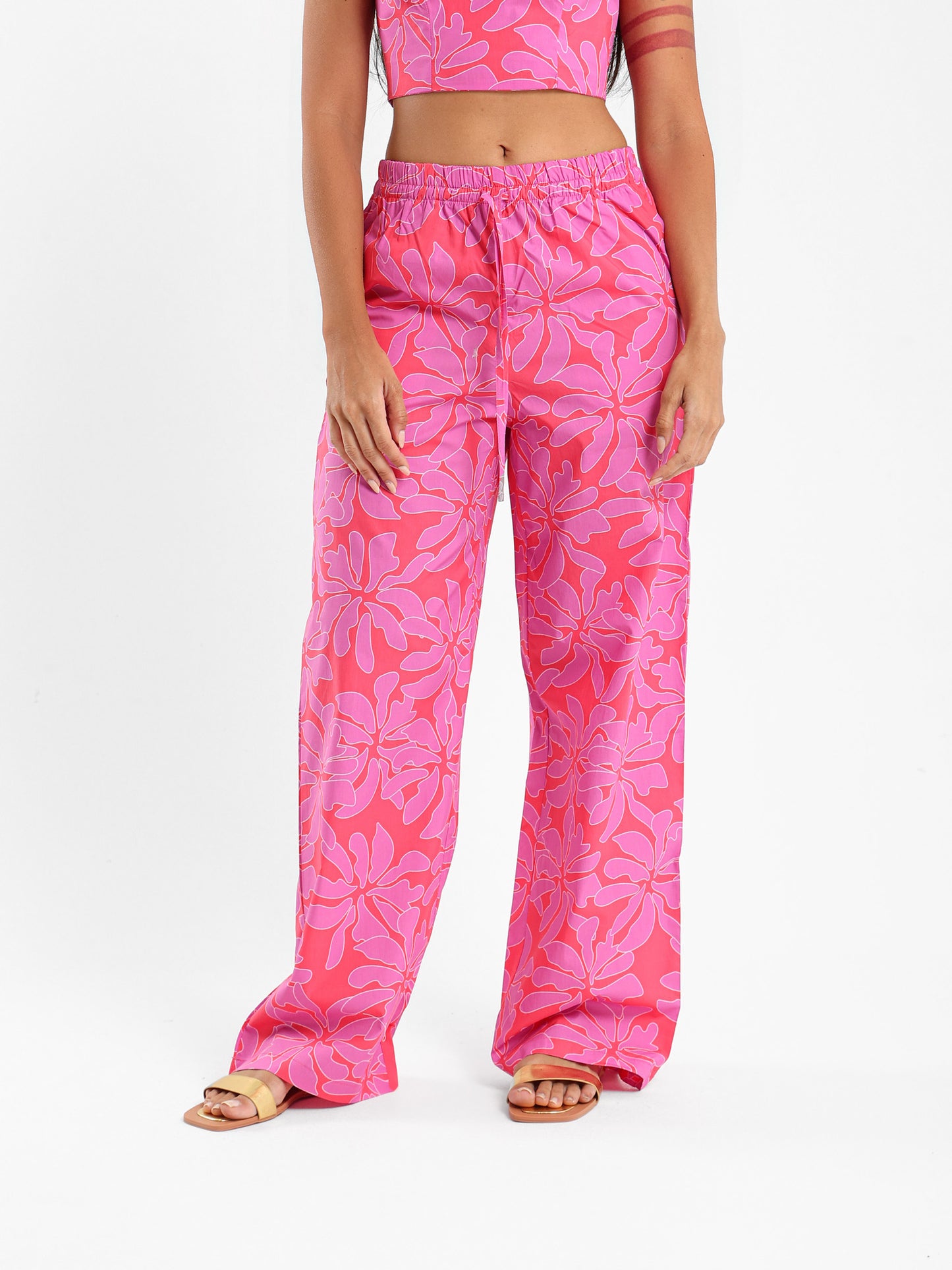 Floral Print Pants