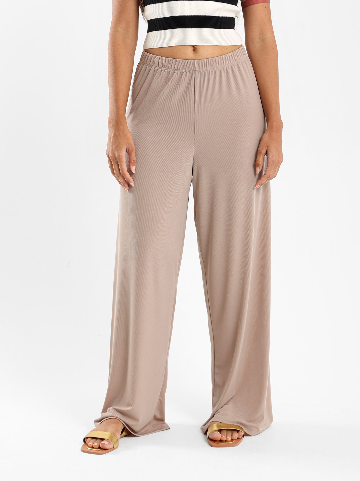 Loose Fit Pants With Drawstring
