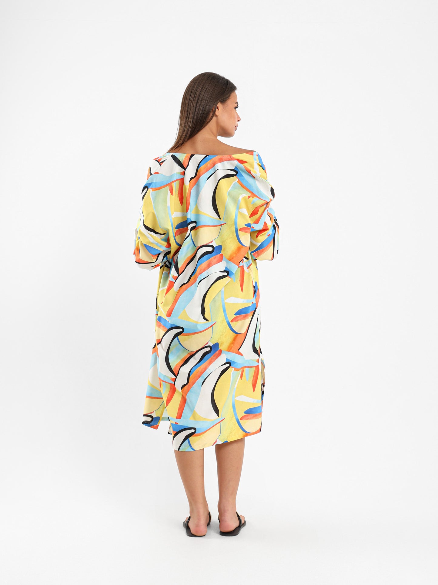 Printed Maxi Beach Kimono
