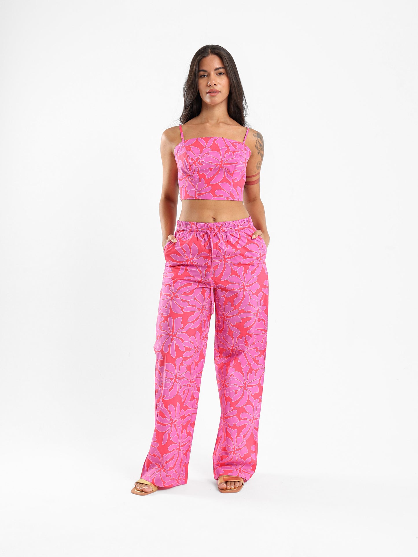 Floral Print Pants