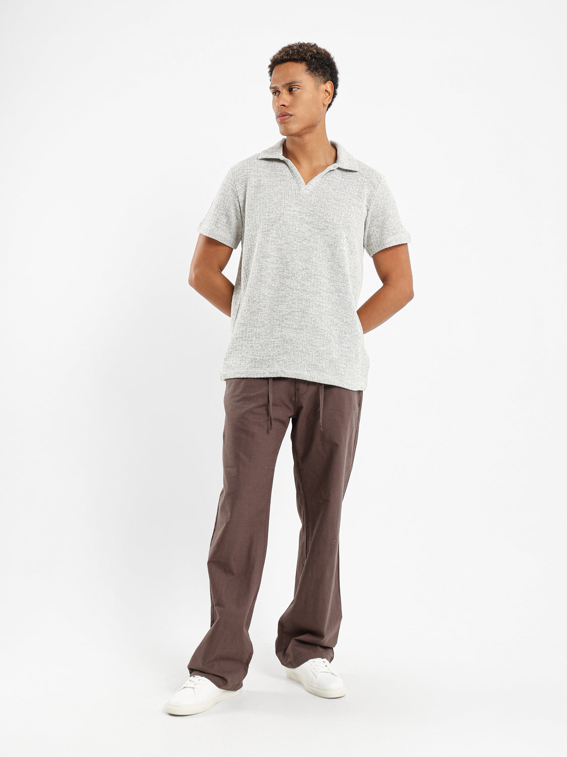 Textured Polo Shirt