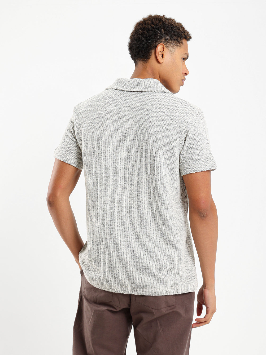 Textured Polo Shirt