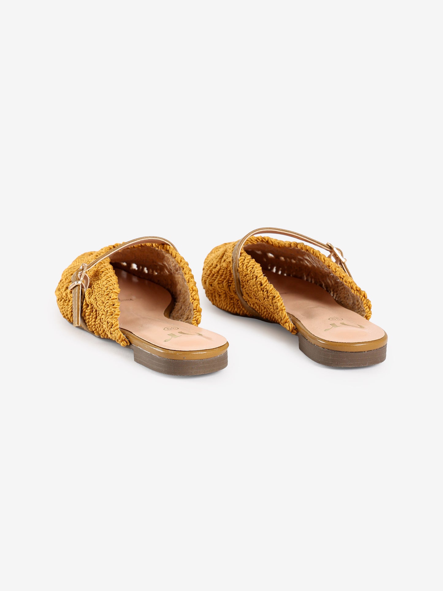 Crochet Pointed-Toe Mules