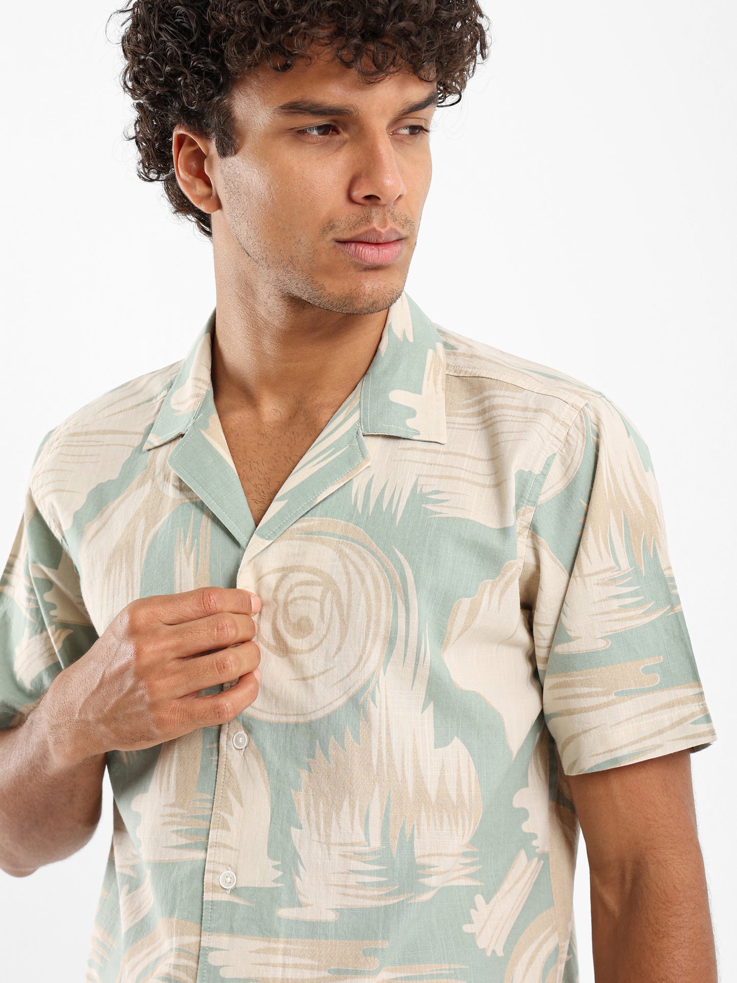 Faded Brush Short Sleeve Shirt