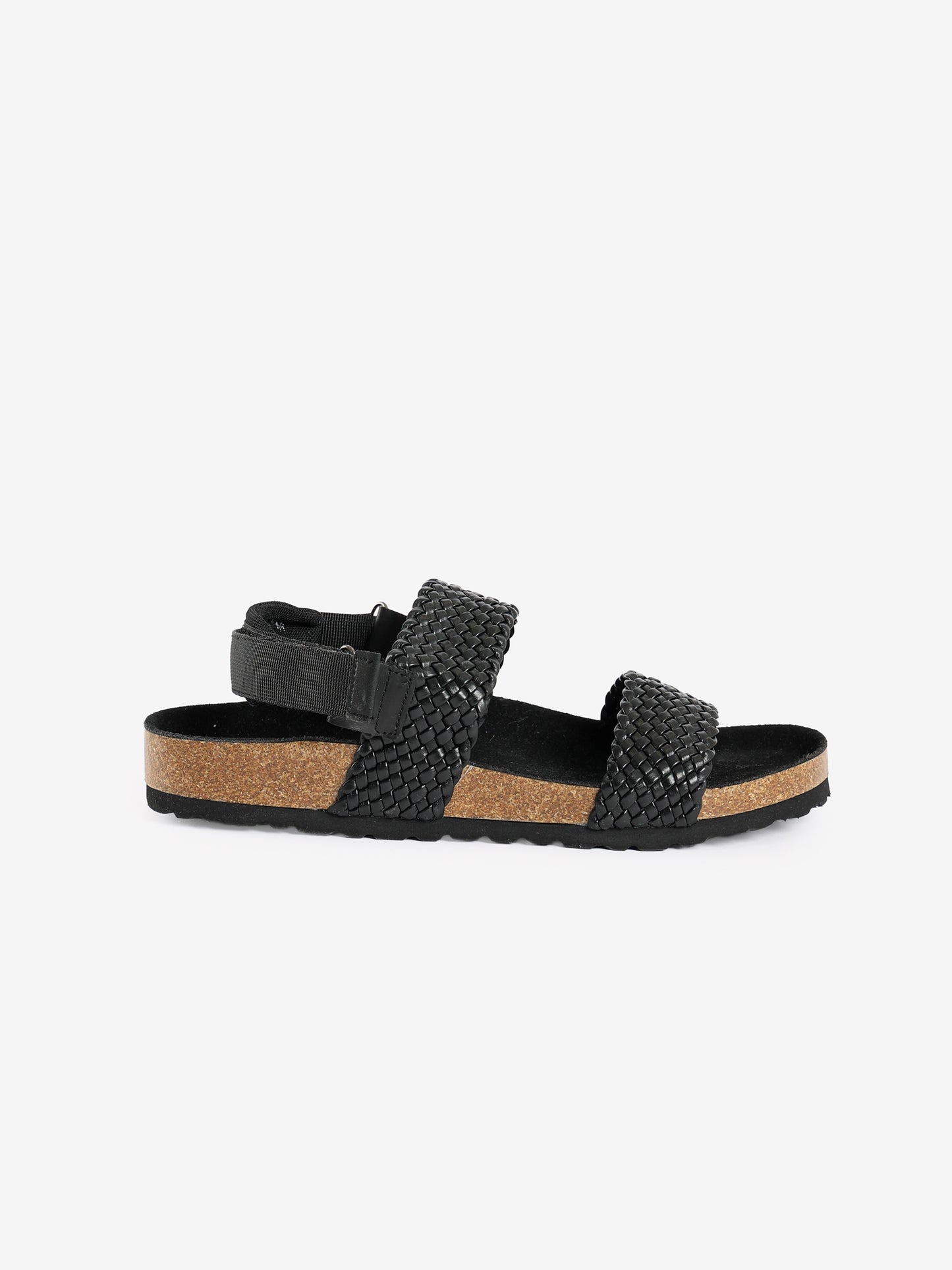 Woven Strap Cork Sandals