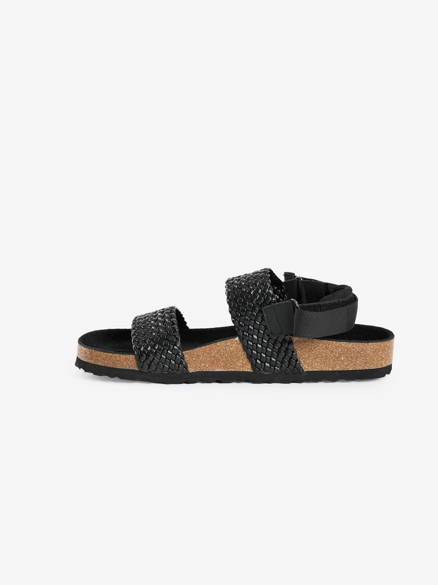 Woven Strap Cork Sandals