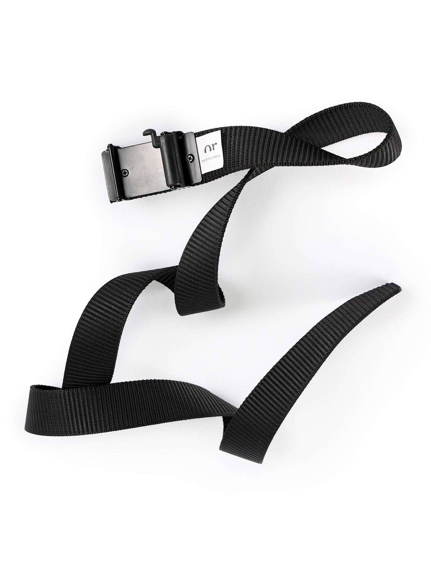 Casual Woven Belt with Metal Buckle