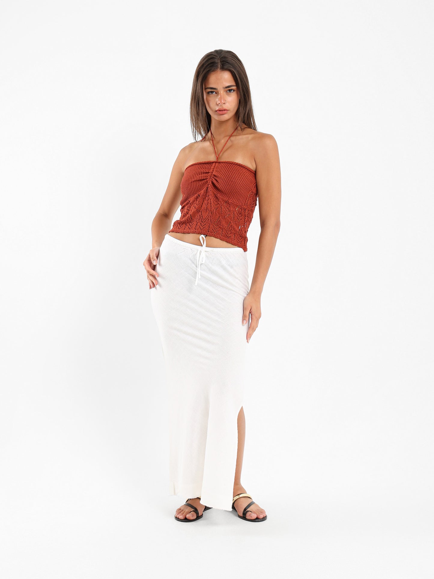 Knitted Cropped Top