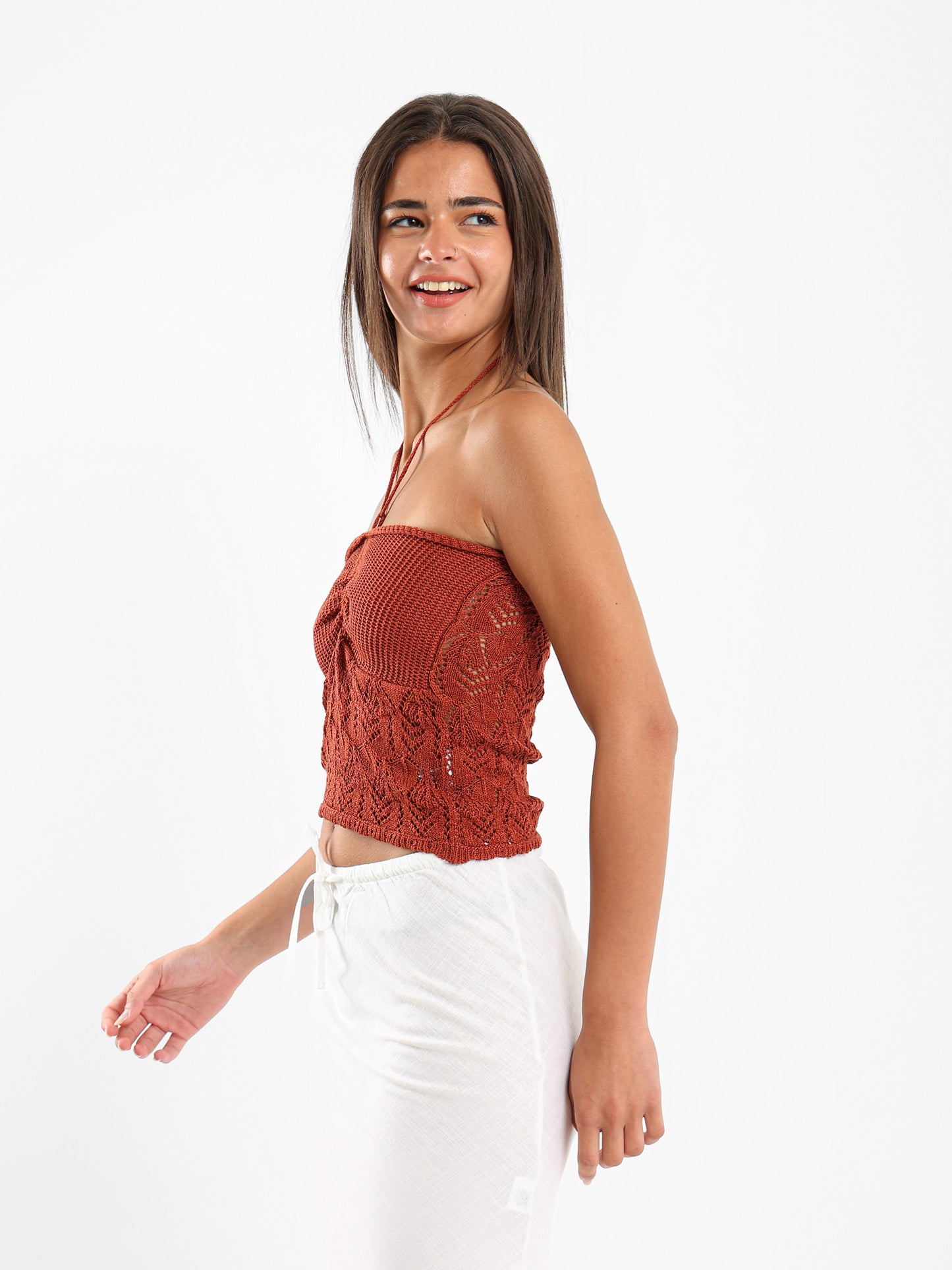 Knitted Cropped Top