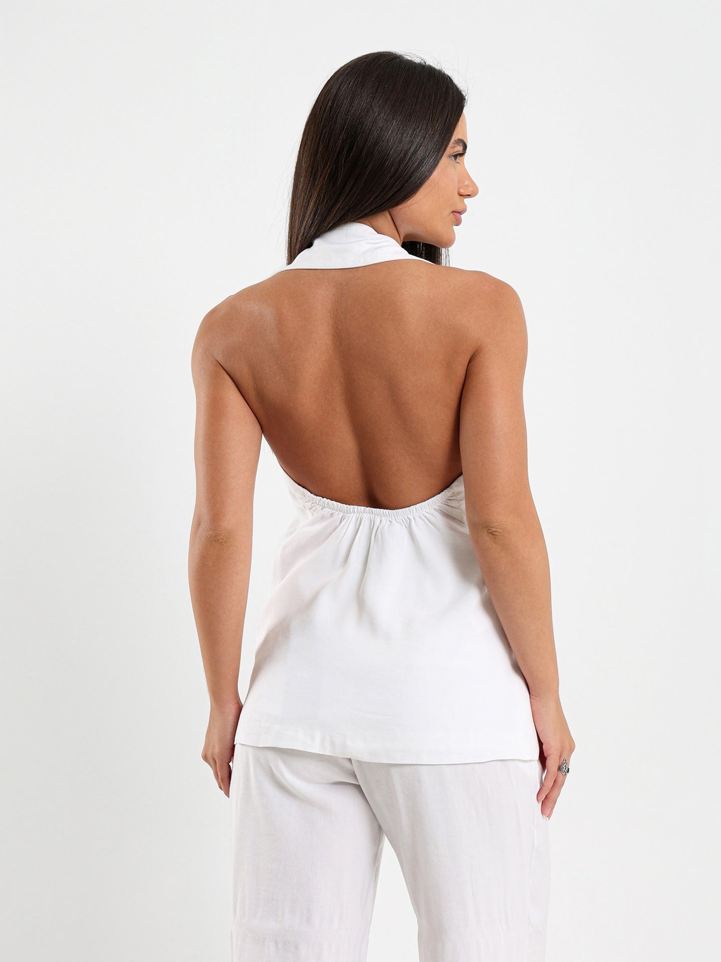 Halter Neck Loose Vest