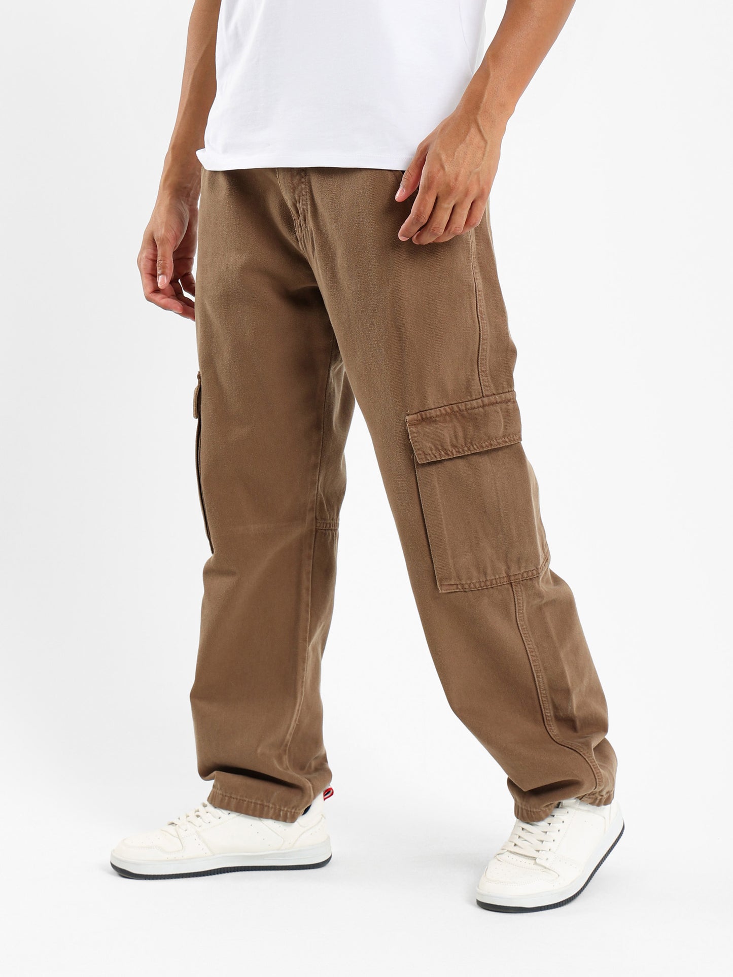 Loose Jogger Pants with Side Pockets