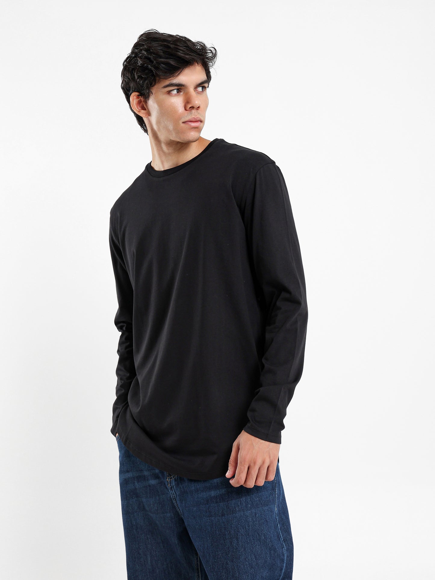 Long Line Long Sleeves T-Shirt