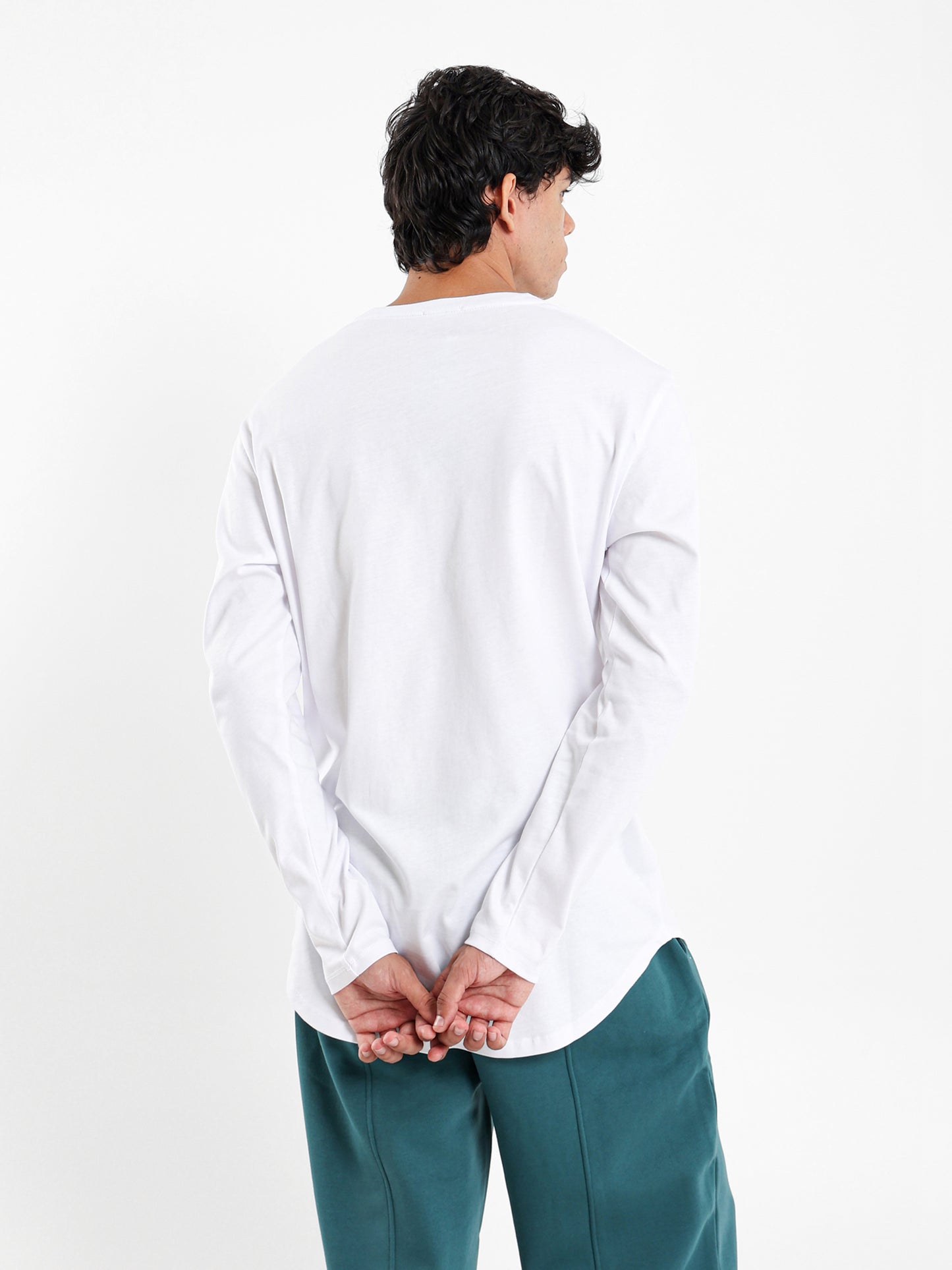 Long Line Long Sleeves T-Shirt