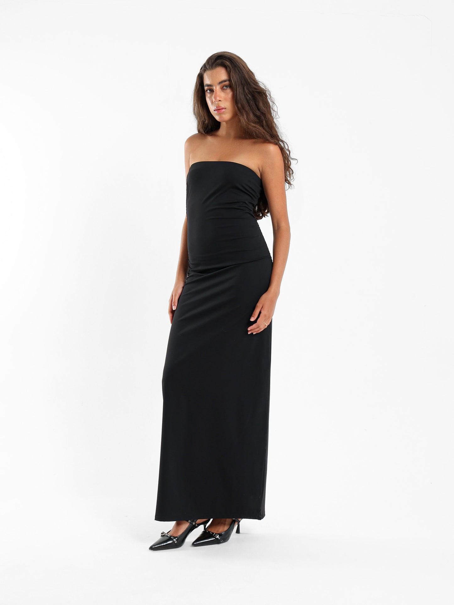 Strapless Bodycon Maxi Dress