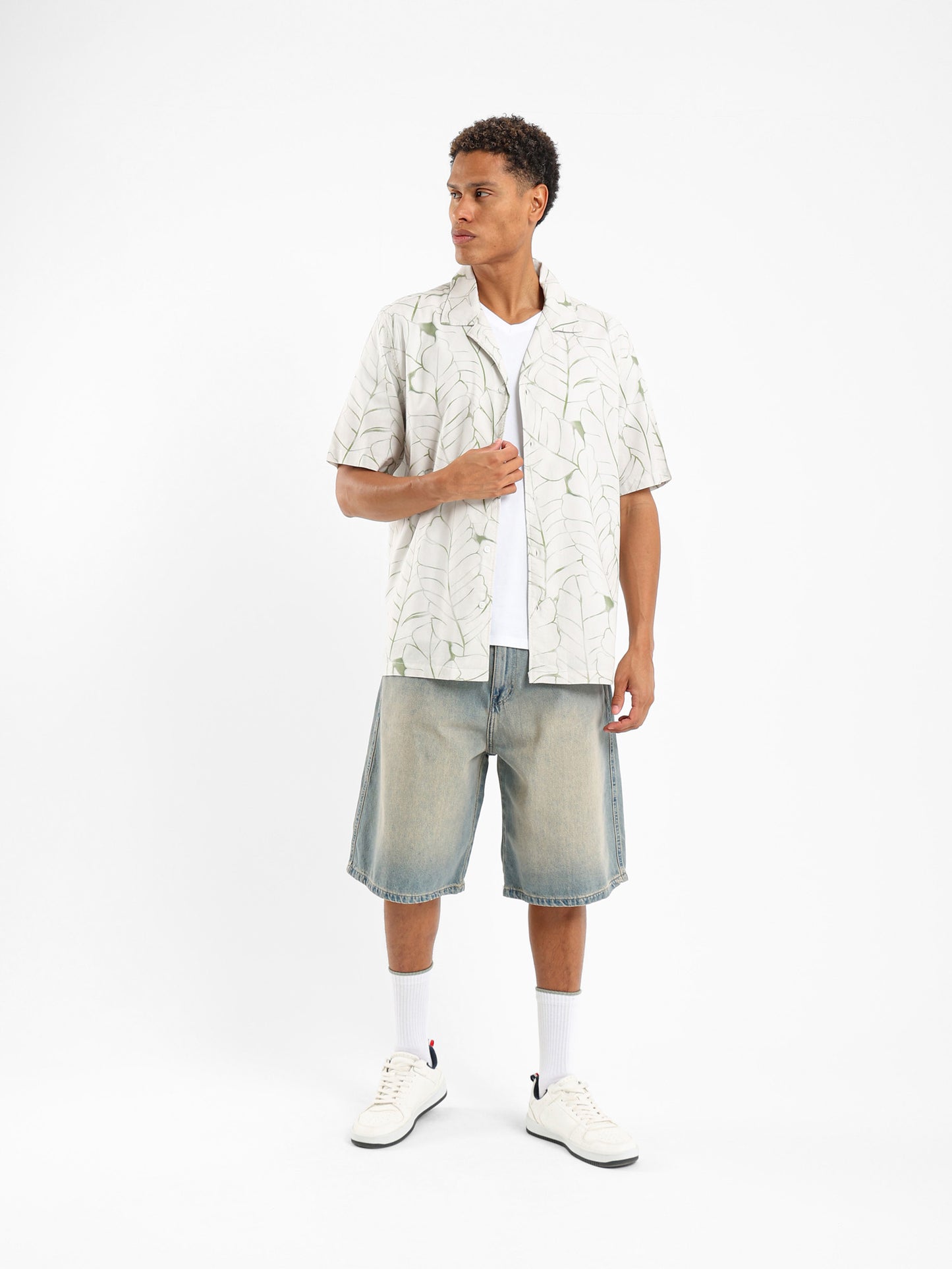 Faded Leaves Camp Shirt