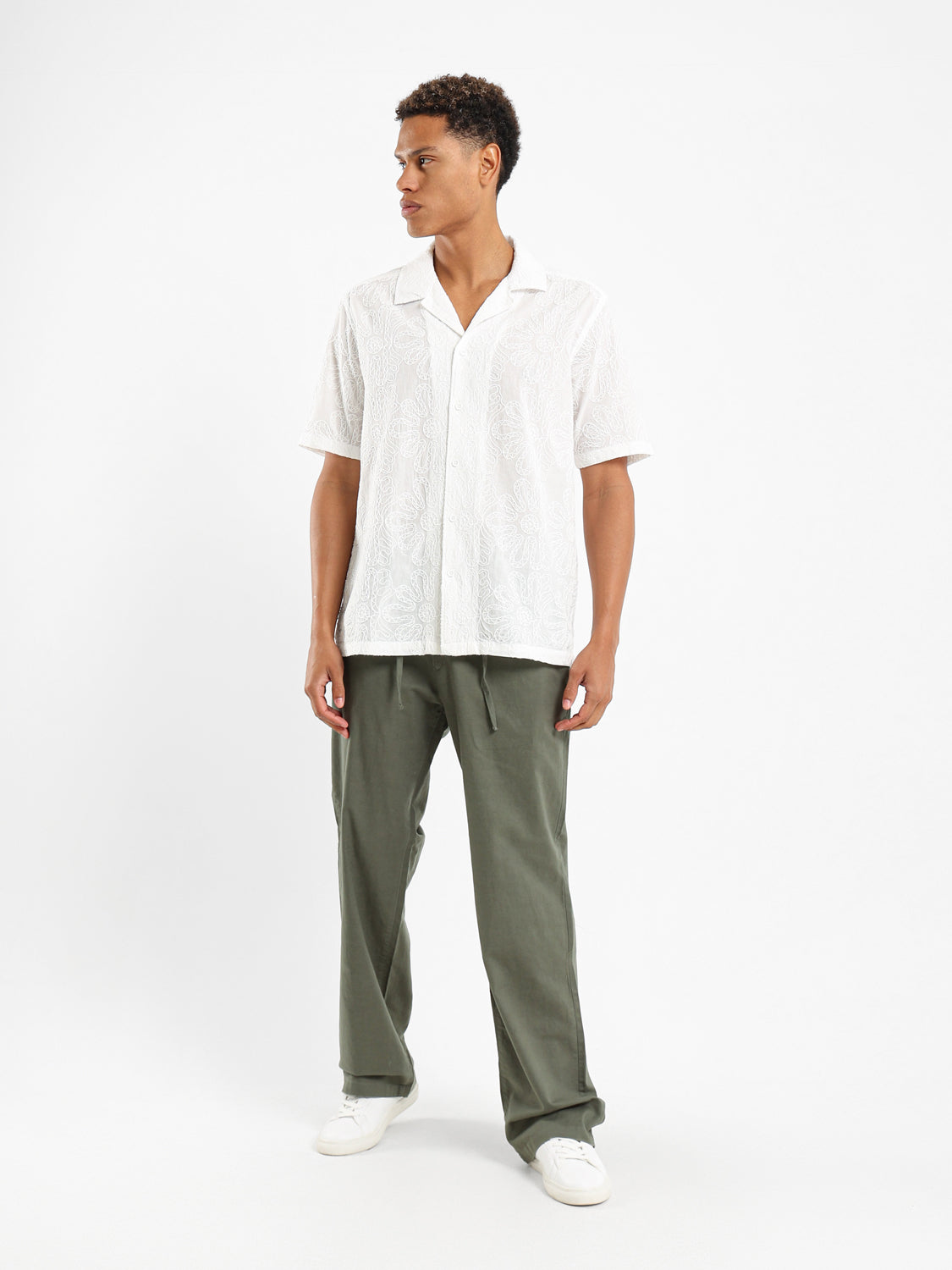 Embroidered Relaxed Fit Shirt
