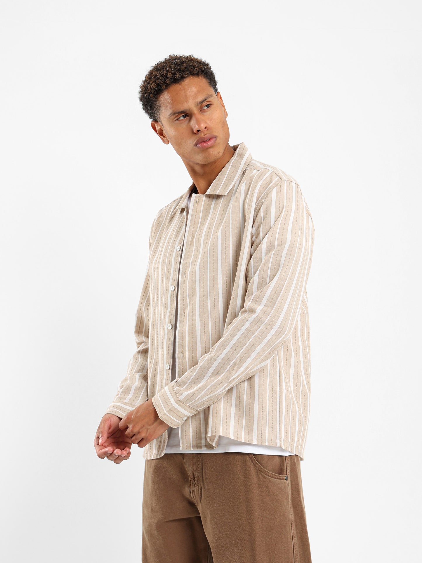 Striped Relaxed Fit Shirt