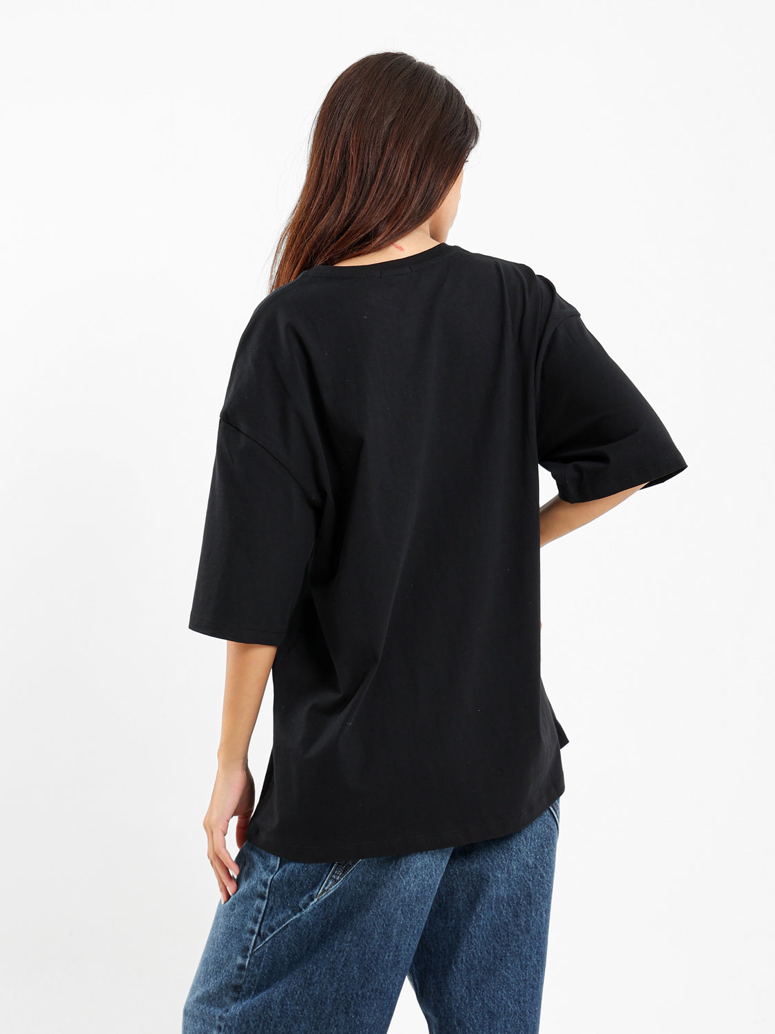 Directed By Front Print Oversized T-Shirt