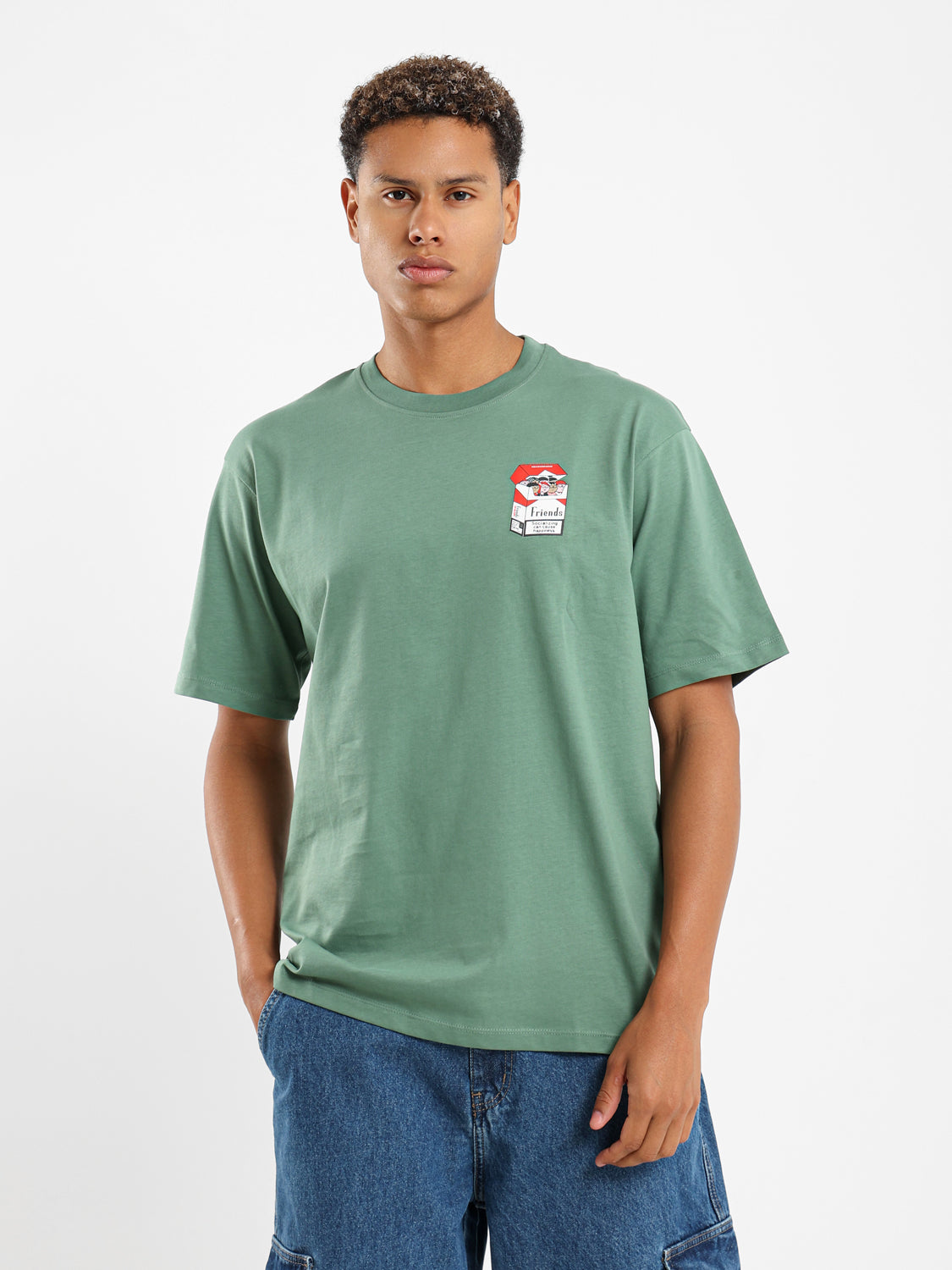 denim cigarettes green Pack Of Cigarettes T-Shirt – OR denim cigarettes green Pack Of Cigarettes T-Shirt – OR