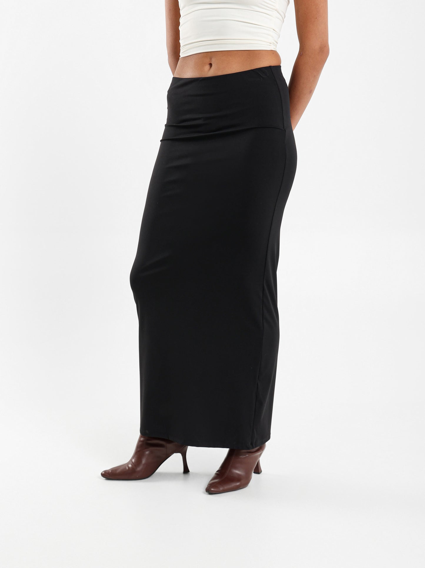 Soft Line Maxi Skirt