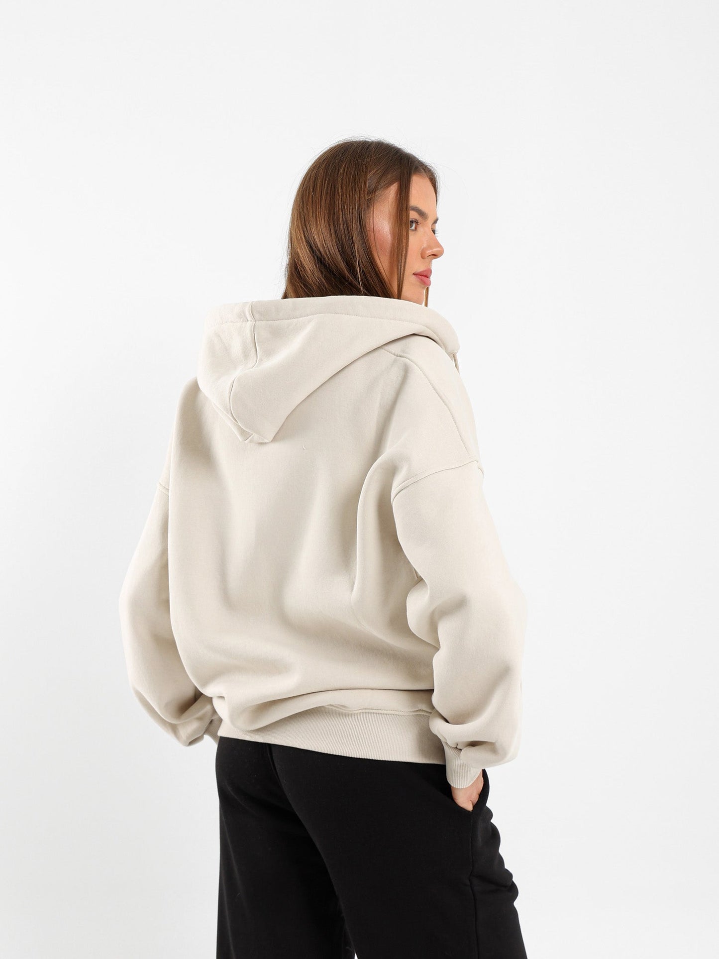 Oversized Zip Hoodie