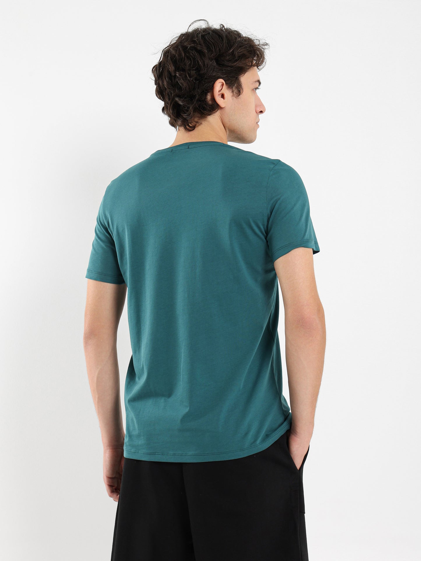 Silent Club Text Print T-Shirt