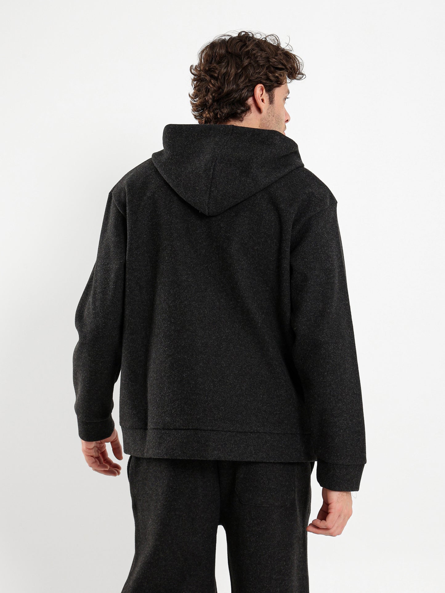 Knitted Zip-Up Hoodie