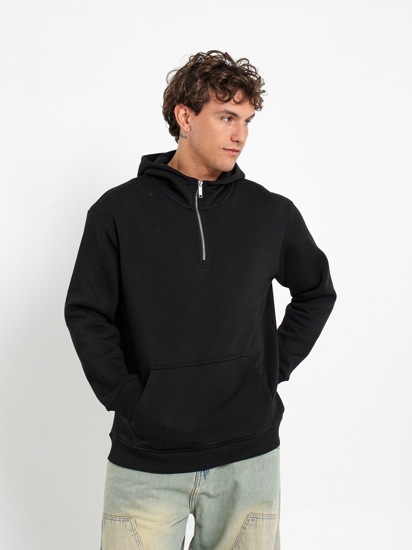 Zip Neck Hoodie