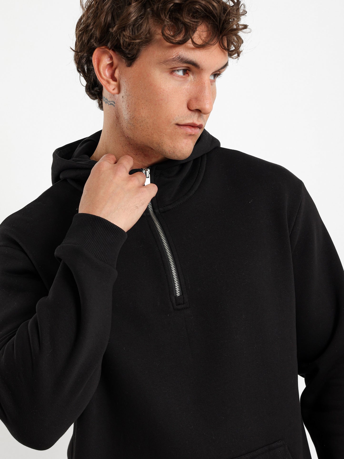 Zip Neck Hoodie