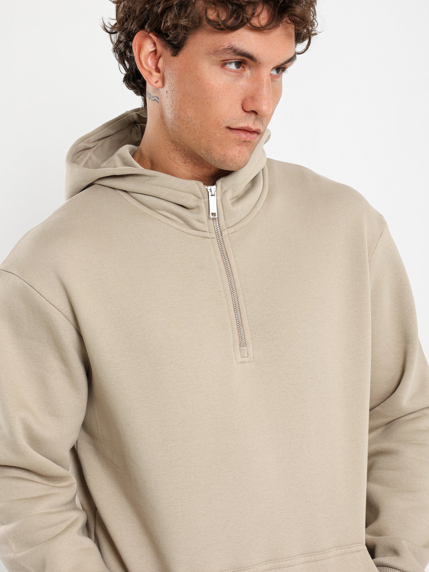 Zip Neck Hoodie