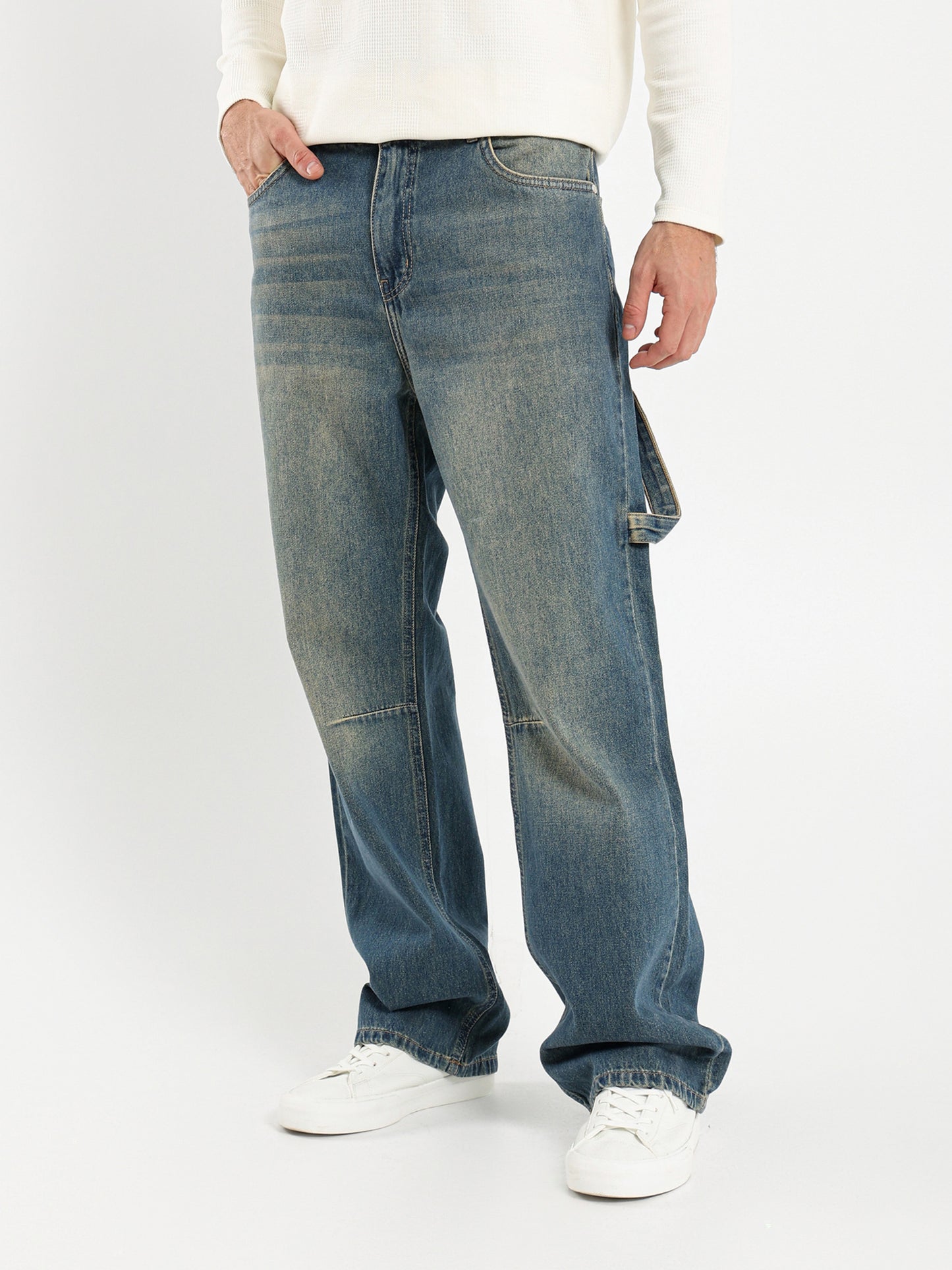 Carpenter Washed Relaxed Jeans